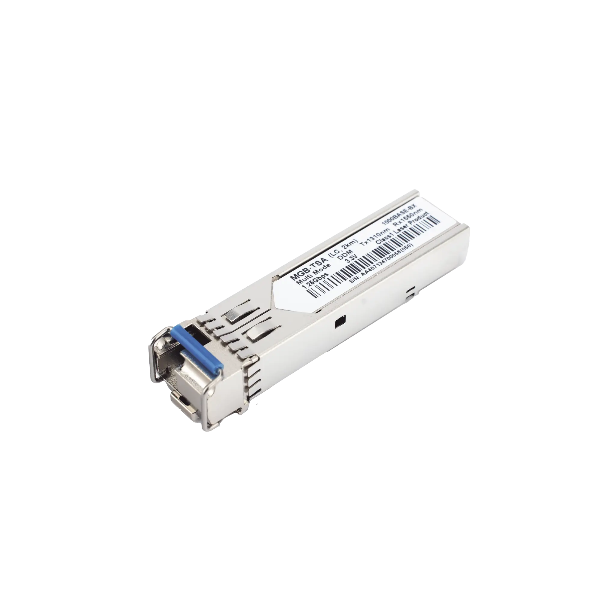 Módulo mini-GBIC SFP-Port 1000BASE-BX (WDM, TX:1310nm) – 2 km (-40~85 grados C)