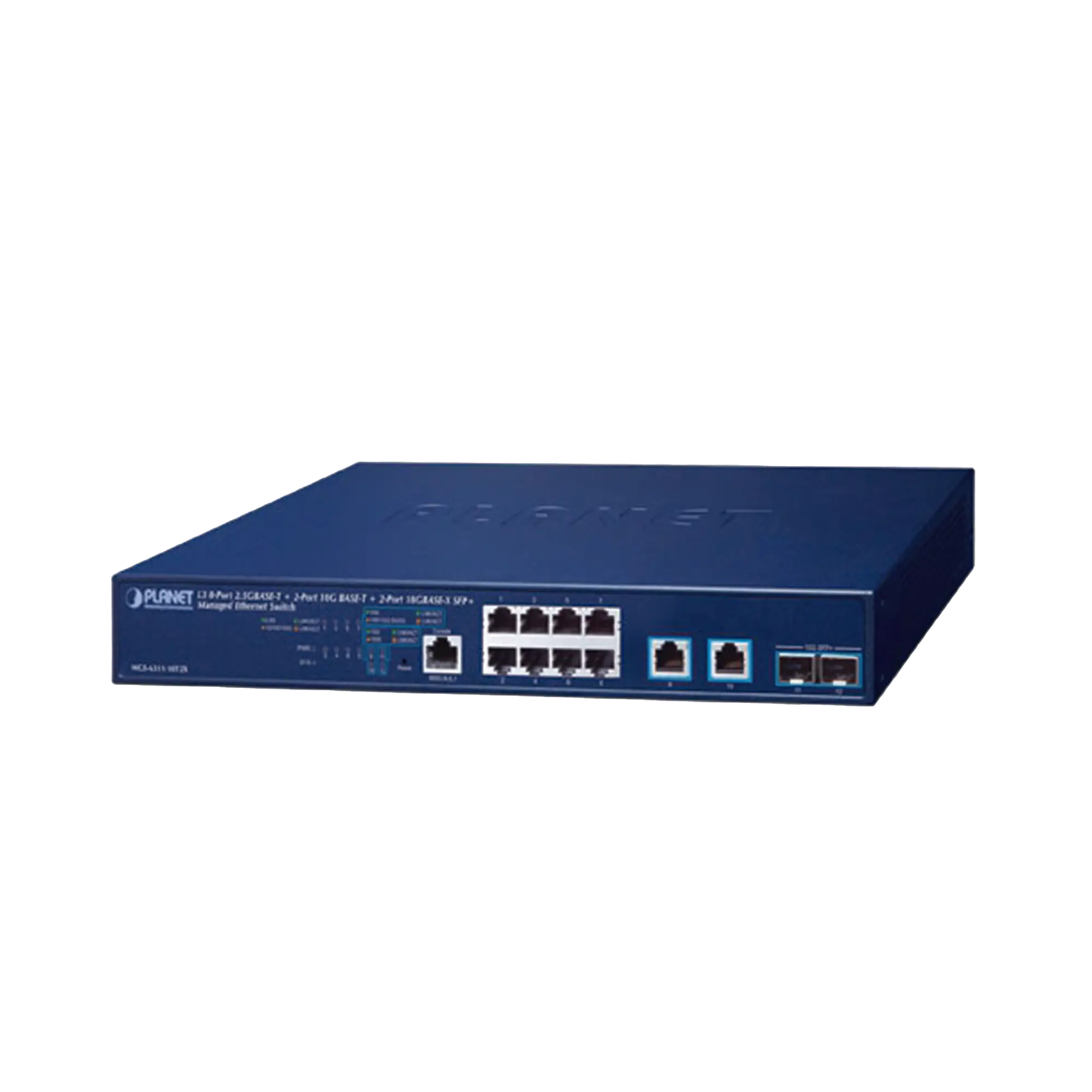 Switch Administrable Capa 3, 8 Puertos de 2.5G BASE-T, 2 Puertos de 10 G BASE-T, 2 Puertos SFP de 10 G