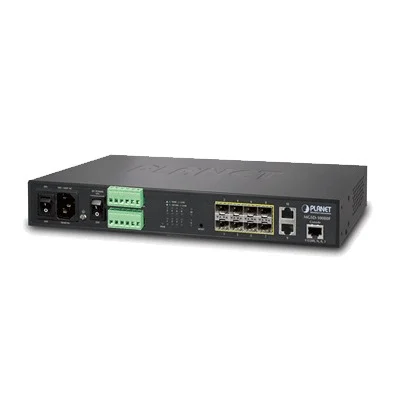 Switch Administrable L2, 8 puertos 100/1000X SFP, 2 puertos 10/100/1000T
