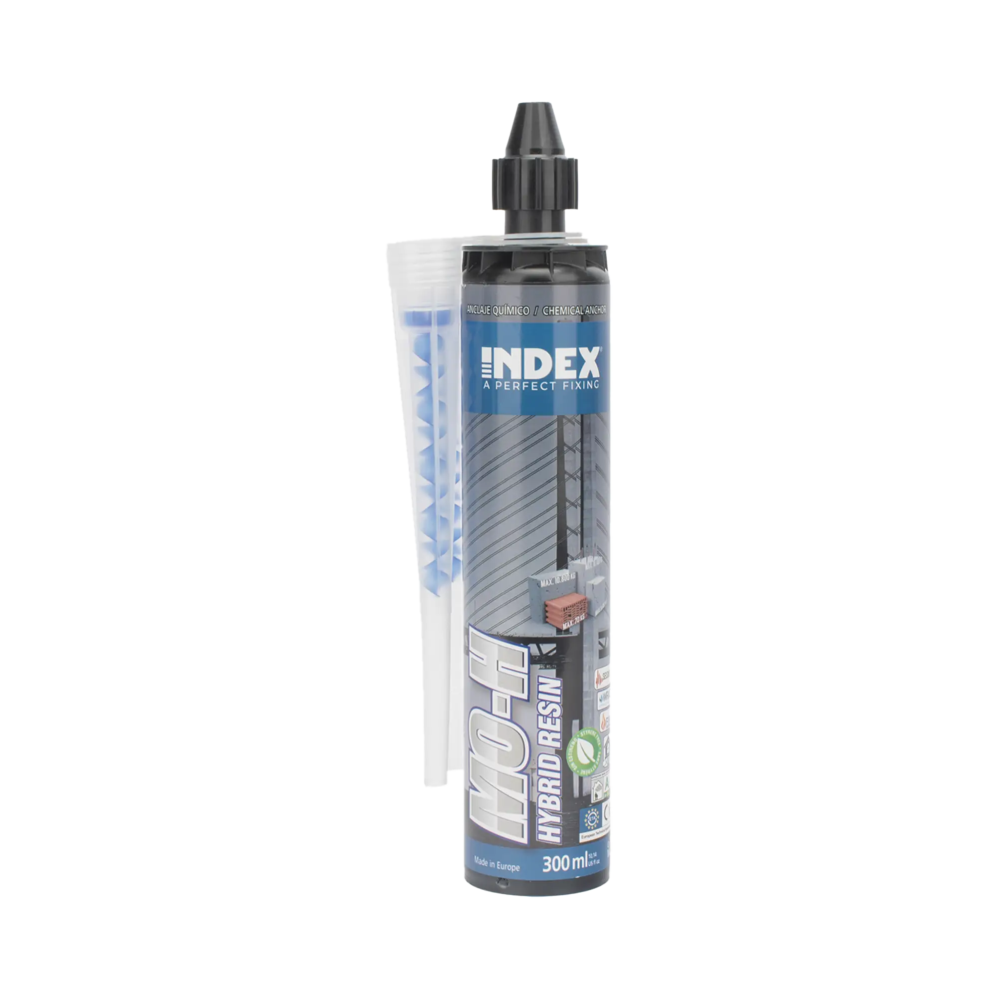 Resina Epoxy Vinylester sin Estireno para Altas Cargas en Concreto y Ladrillo / Curado Rápido / Para Cargas Sísmicas Categoría C1 / Contenido 300 ml.