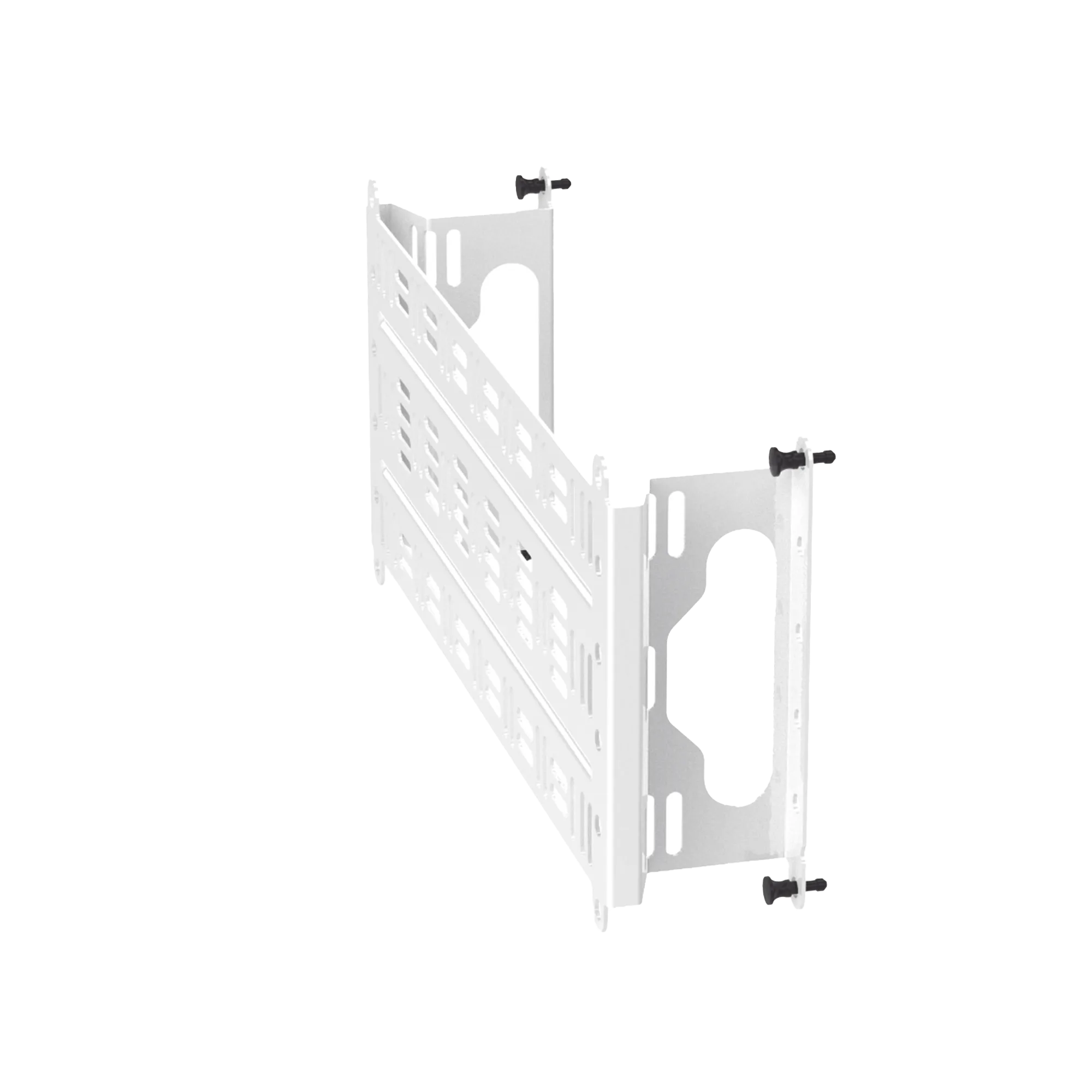 Accesorio Para Montaje de Equipos o Dispositivos en Gabinetes Multipropósito, de Instalación a Presión, de Acero, Color Blanco