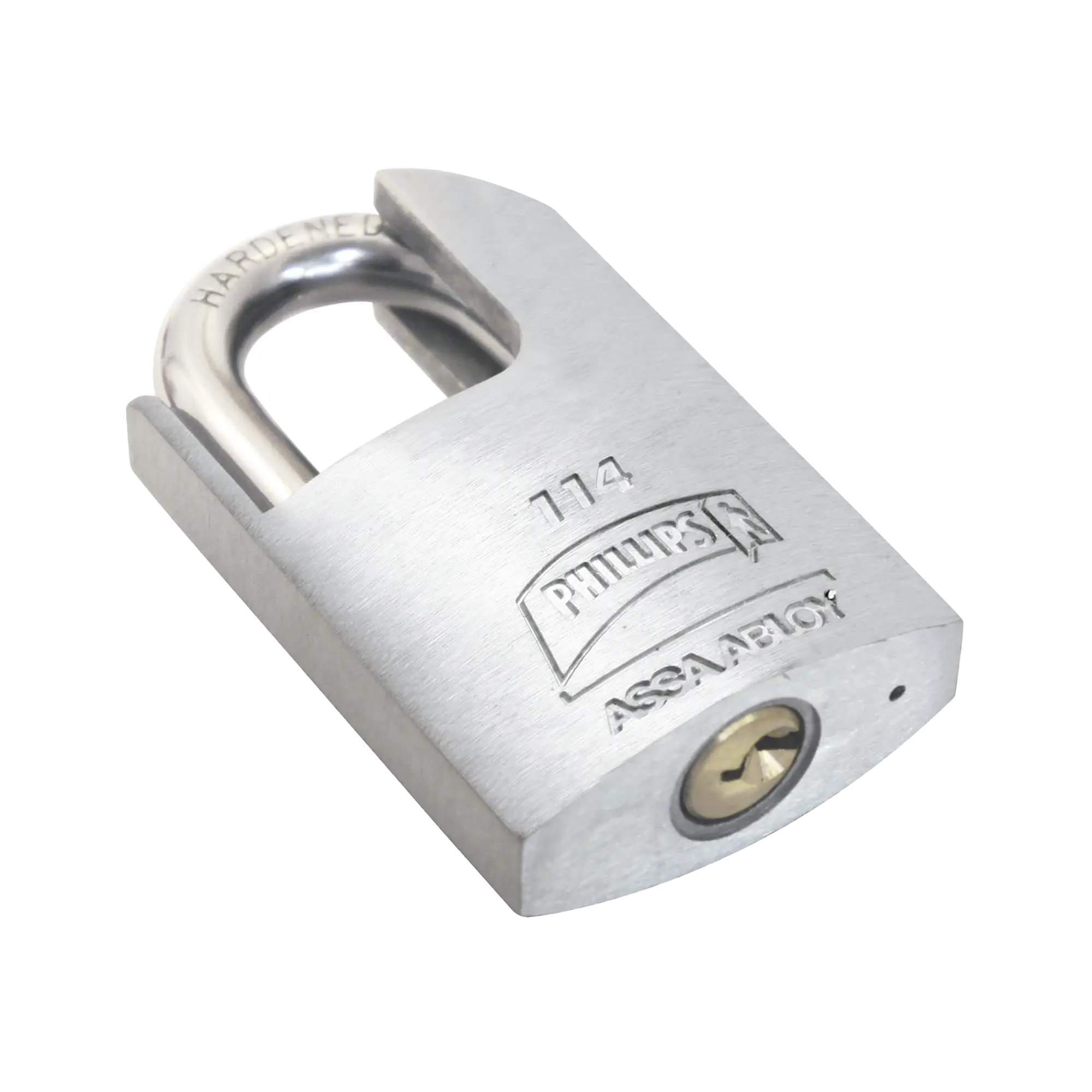 Candado Metálico Robusto para Puertas / Llave PH-52 para 5 pernos de combinación / Diseño Anti-palanca con Gancho Protegido.