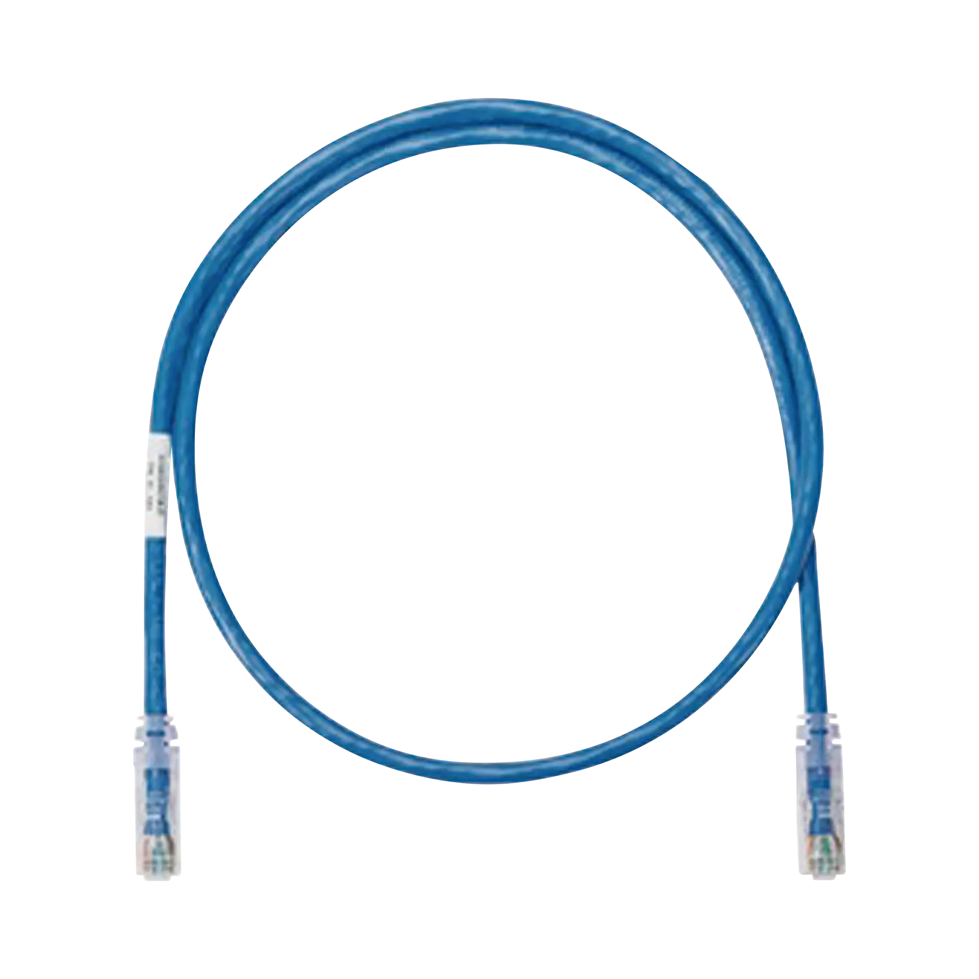 Cable de parcheo UTP Categoría 5e, con plug modular en cada extremo – 1 ft. – Azul