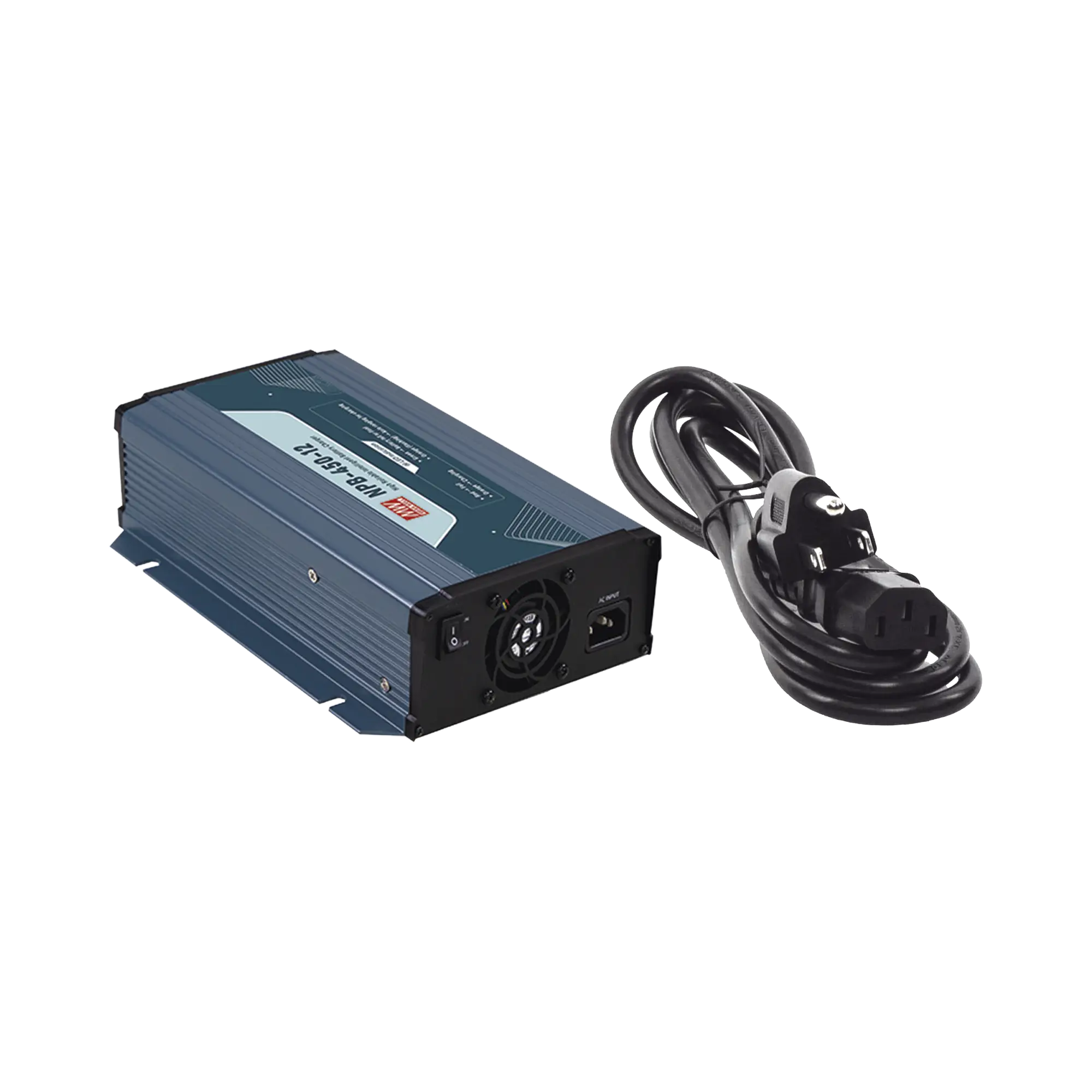 Cargador para Baterías de Plomo Ácido y Litio / 25A / 12V / Bancos de 90 a 300 Ah / Con cable de alimentación