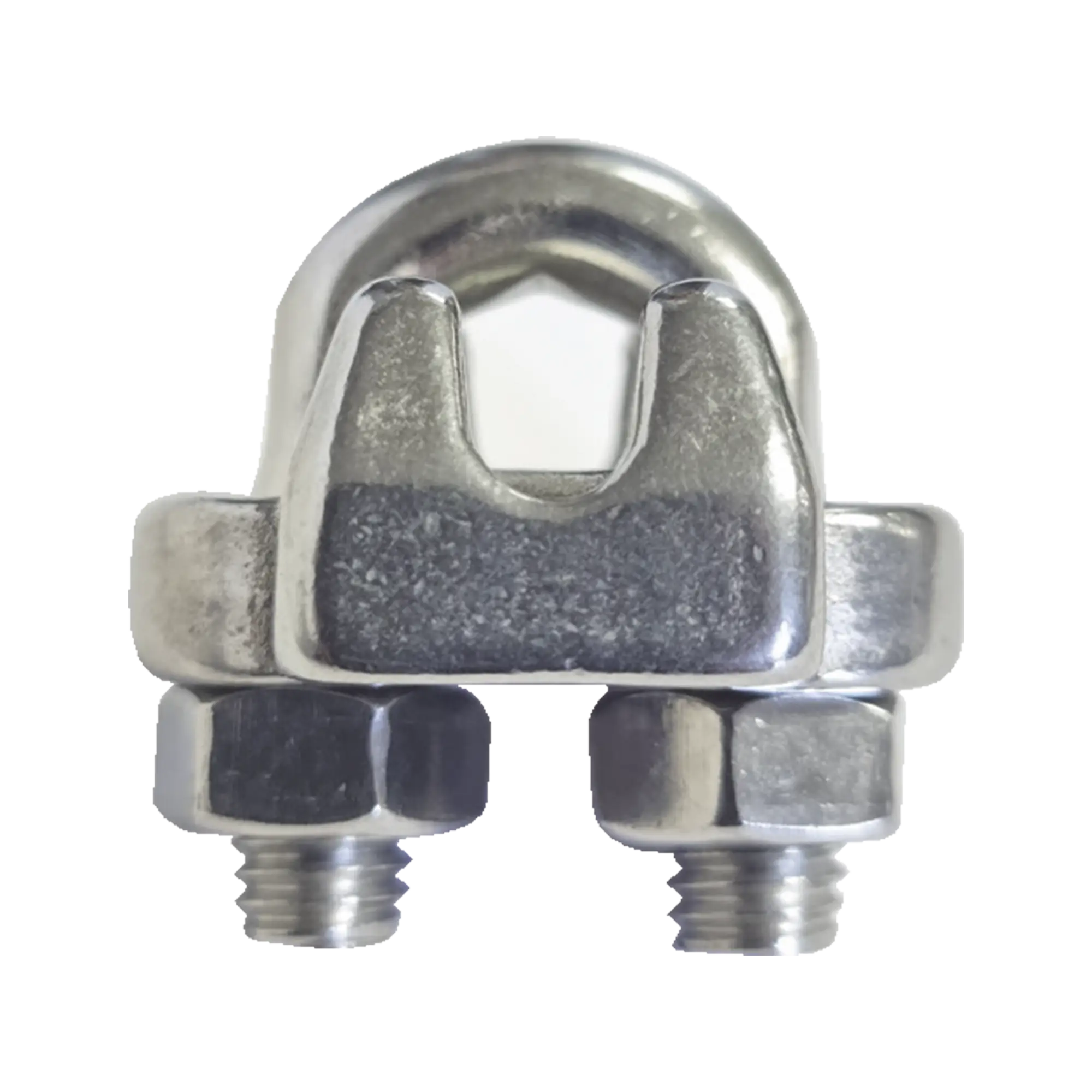 Nudo/ Perro/ Abrazadera Acero Forjado para Cable de 1/4″, Acero Inoxidable.