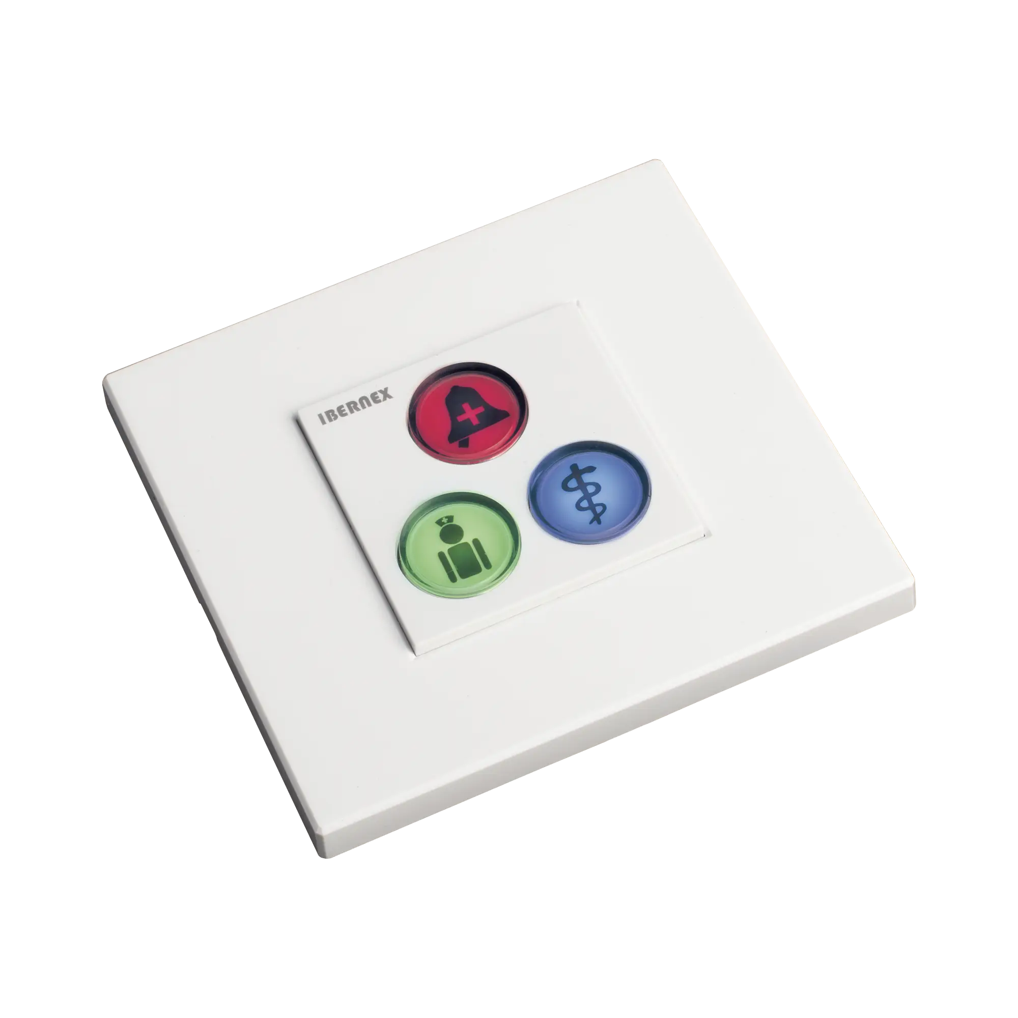 Modulo de 3 Botones iluminados con Lector RFID 125 KHz / Alarma / Cancelar y Código Azul / BUS RS485 / Compatible con NX0019/B, NX1021 y NX0015