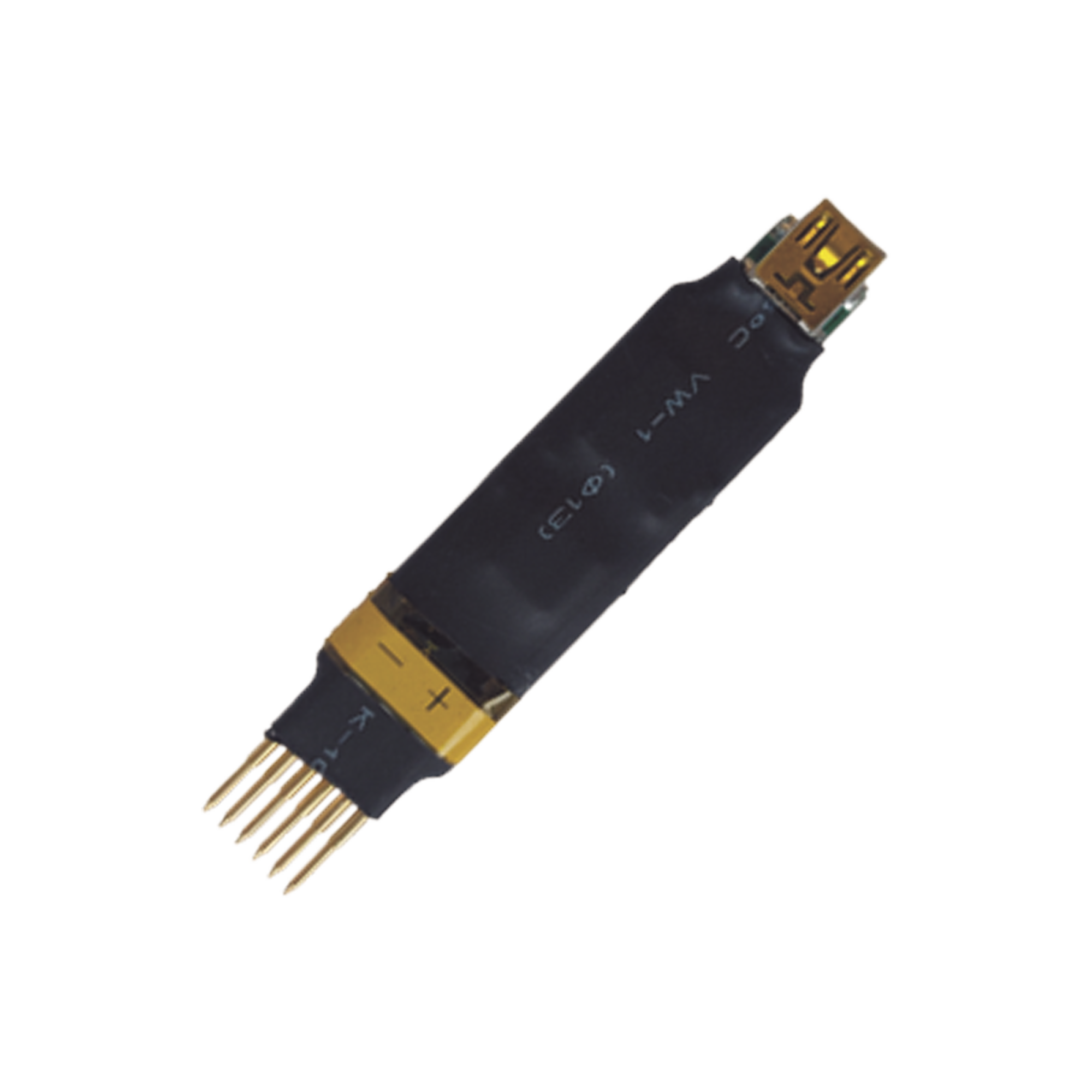 Programador para Receptor de Alarmas / Plug 6 Pogo-Pin / 0.005 kg / USB Plug de 6 Pogo / 75x15x5 mm / Incluye Software de Configuración