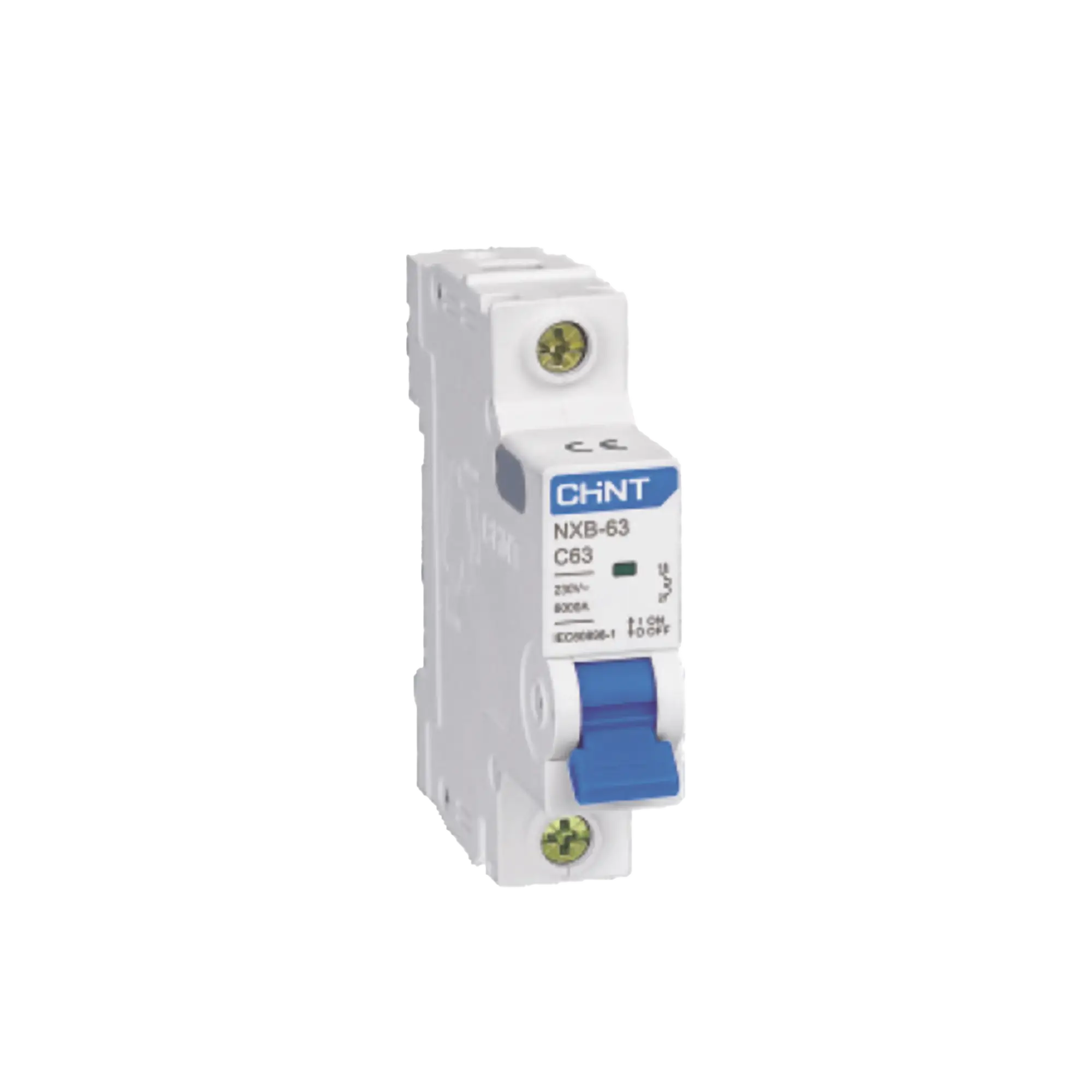 Pastilla para Riel Din, 1 Polo, 16 Amp, Vca:110/415v, 6kA, Catálogo: NXB631PC16, Serie: NXB-63.