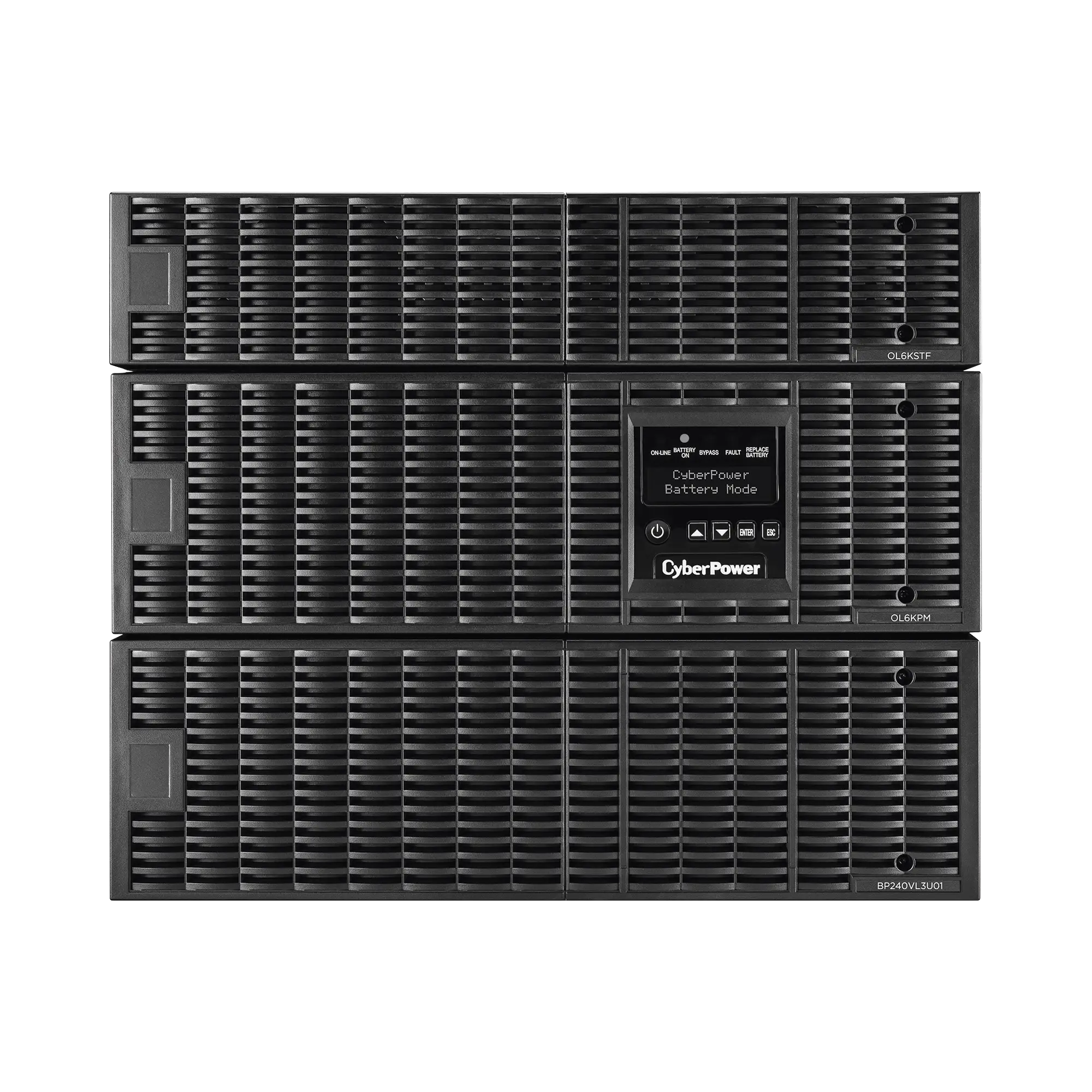 UPS de 6000 VA/5400 W, Online Doble Conversión, 200 – 240 Vac de Entrada NEMA L6-30P, 120 – 240 Vac de Salida, Onda Senoidal Pura, Torre o Rack de 8 UR, Con 6 Tomas NEMA 5-20R, 2 NEMA L6-20R y 1 NEMA L6-30R