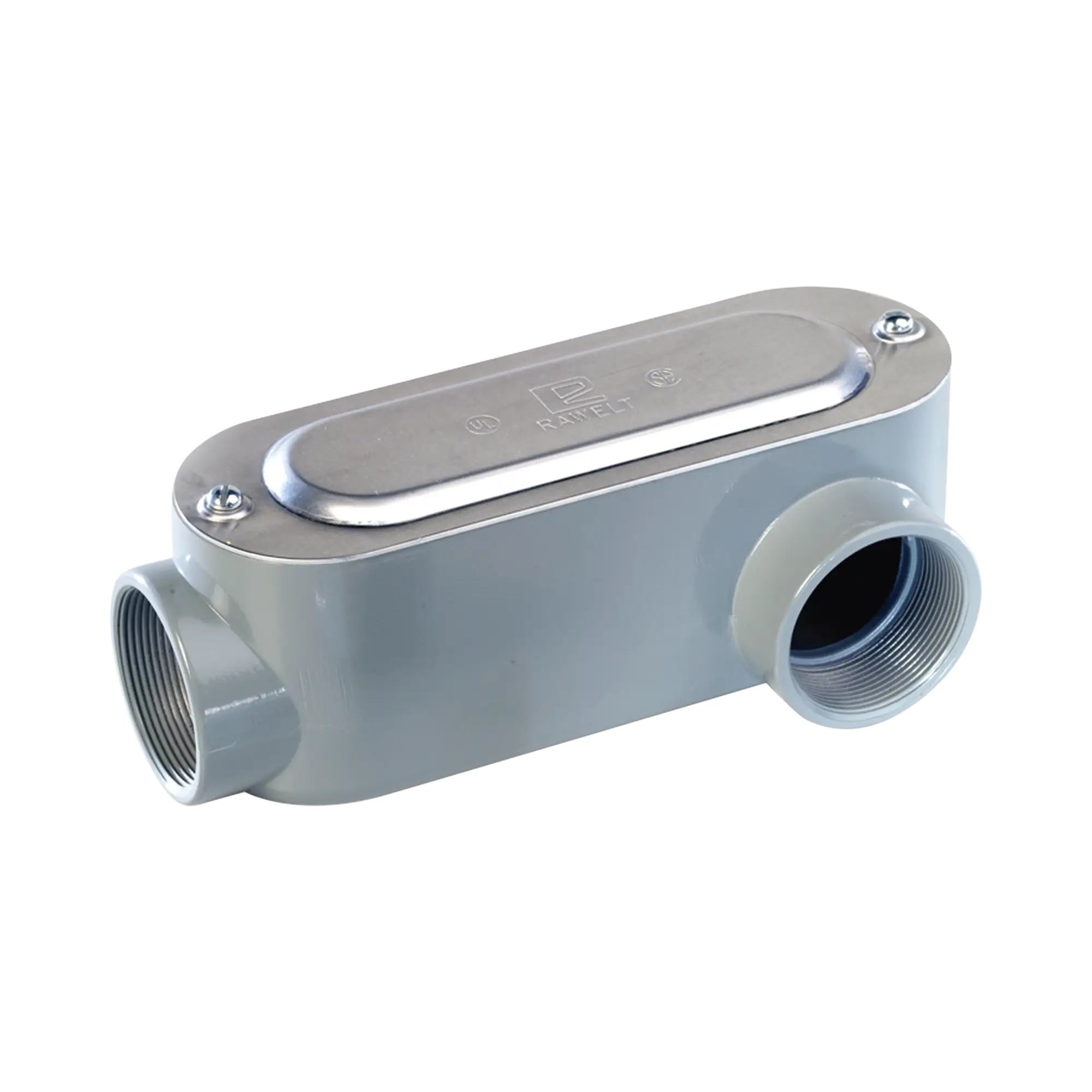 Caja Condulet tipo LL de 1" (25.4 mm) Incluye tapa y tornillos.