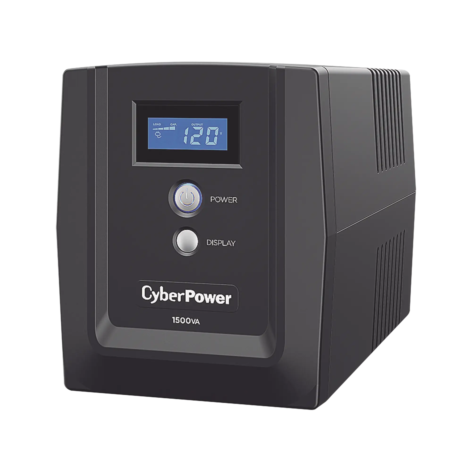 UPS de 1500 VA/900 W, Topología Línea Interactiva, Entrada 120 Vca NEMA 5-15P, y 8 Salidas NEMA 5-15R, Con Regulador de Voltaje (AVR)