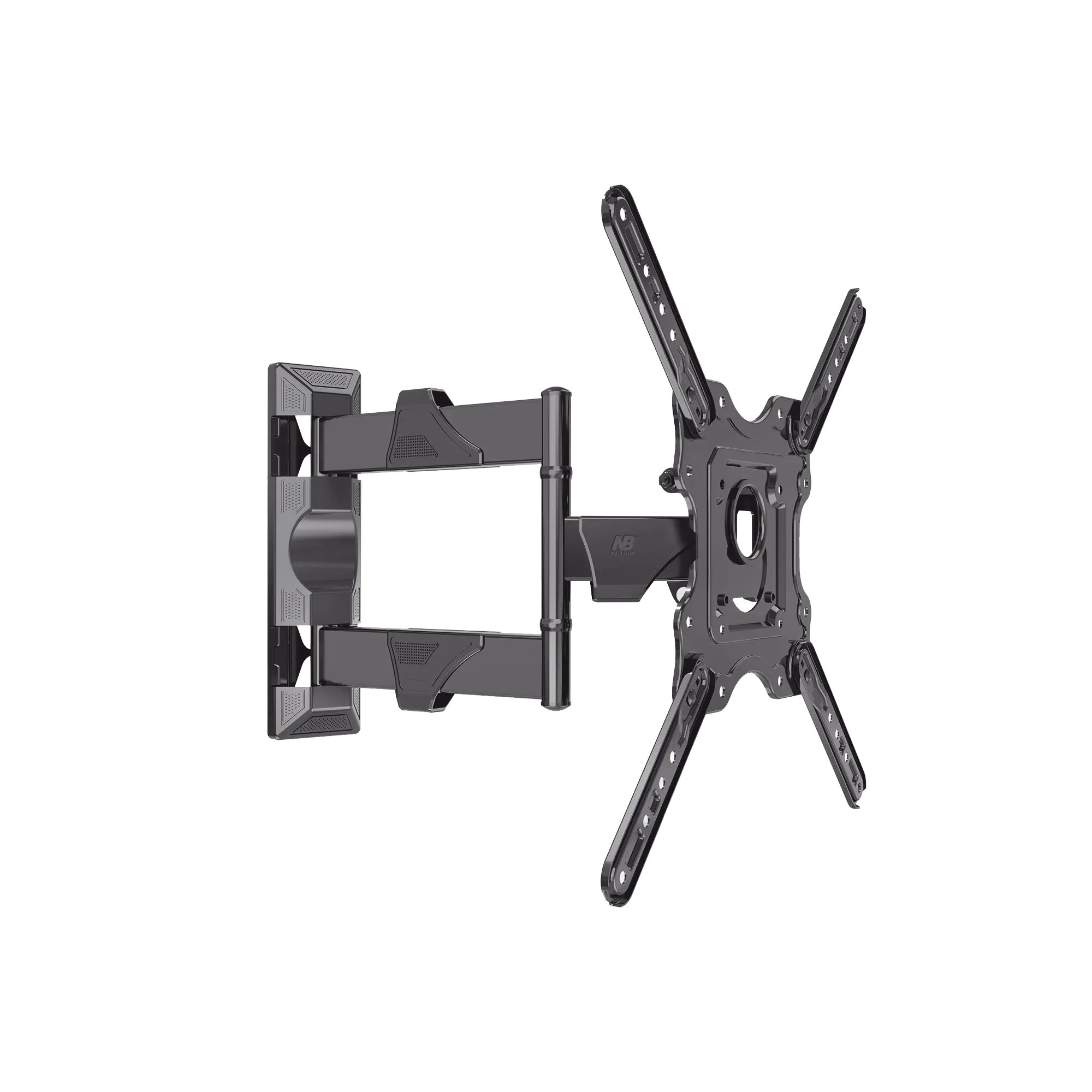 Montaje de Pared Articulado para Monitor de 32-55″ / Soporta hasta 27.2 Kg / Vesa 400 x 400 / 100 x 100 / Acero / Separación a Pared de 5 cm a 40 cm