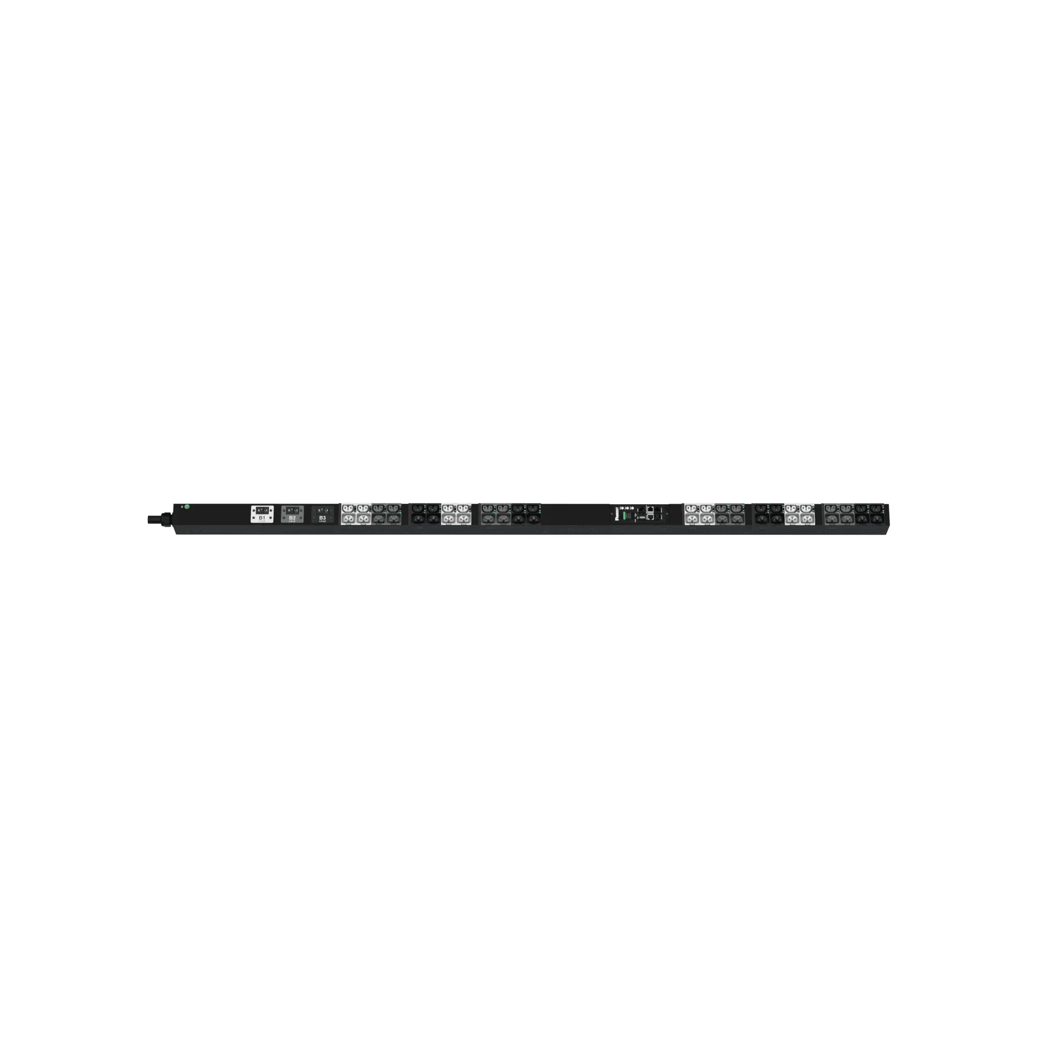 PDU G6 Monitoreable y Switchable (MS) para Distribución de Energía, Enchufe de Entrada NEMA L21-30P, Con 24 Salidas C13/C15 y 24 C13/C15/C19/C21, de Instalación Vertical, 208 Vca, 30 Amp