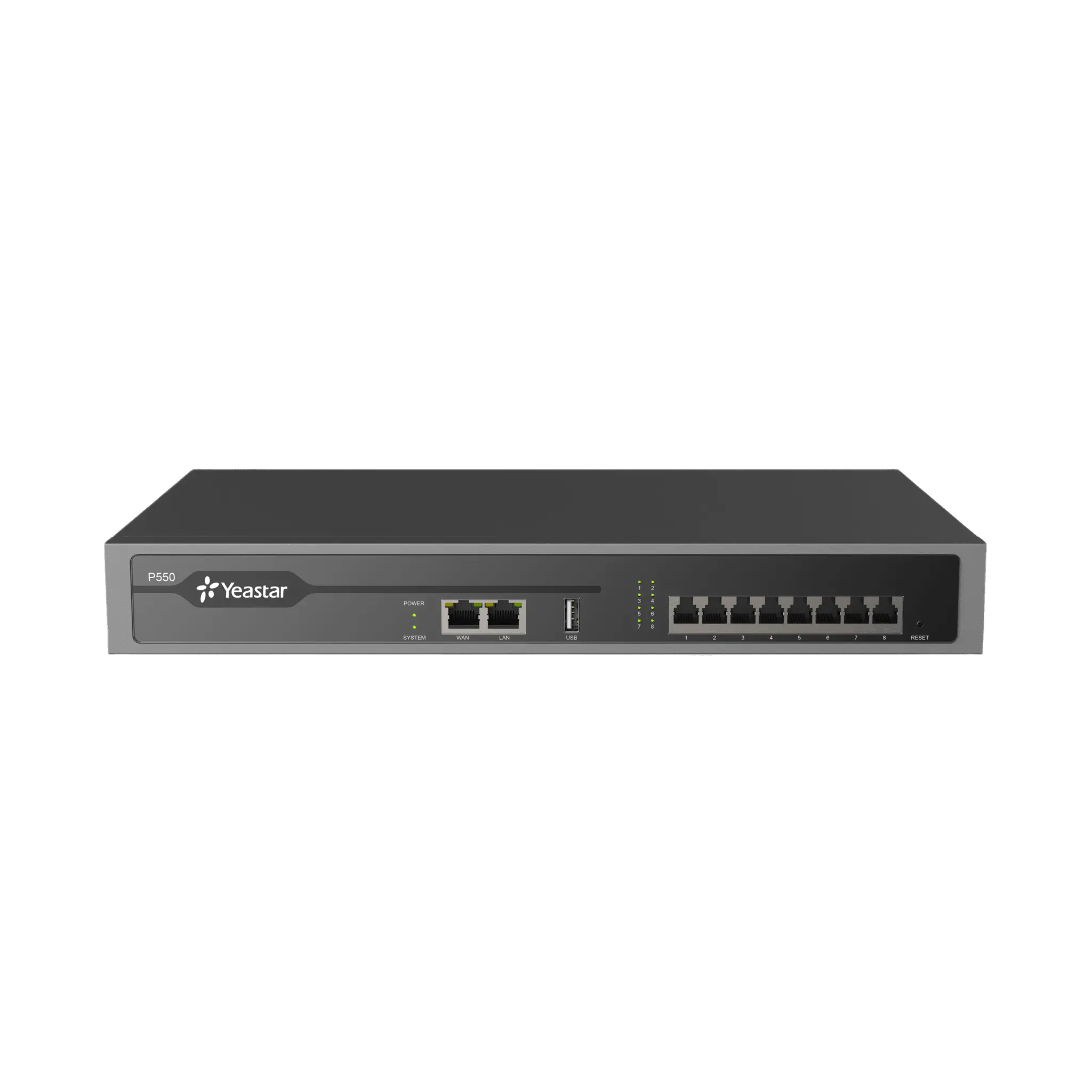 Conmutador Enterprise modular yeastar 50 extensiones,10 llamadas simultaneas, Hasta 8 puertos fxo/fxs (no incluidos)