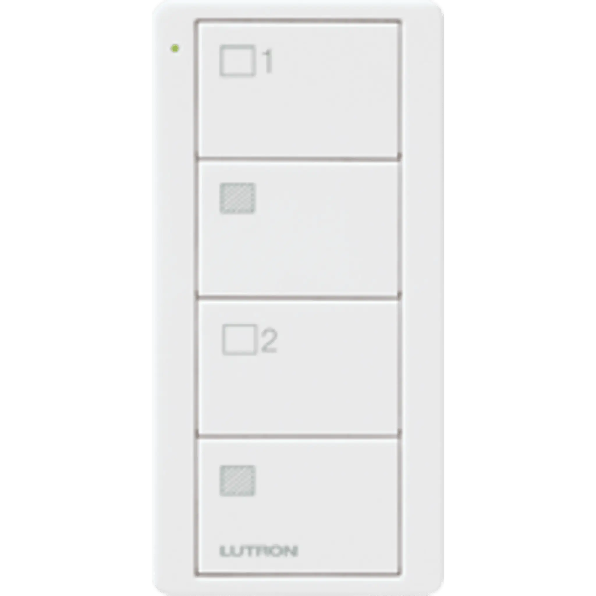 Control remoto PICO inalámbrico con 4 botones  encender/apagar grupo/escenas,  complemente con un atenuador o switch on/off