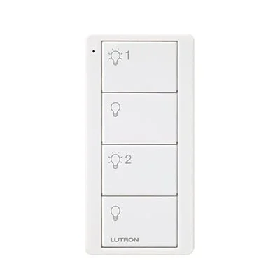 Control remoto PICO 4 botones 2 grupos de encender/apagar. Complemente con un switch on/off o atenuador, Caseta, RA2, RadioRa2