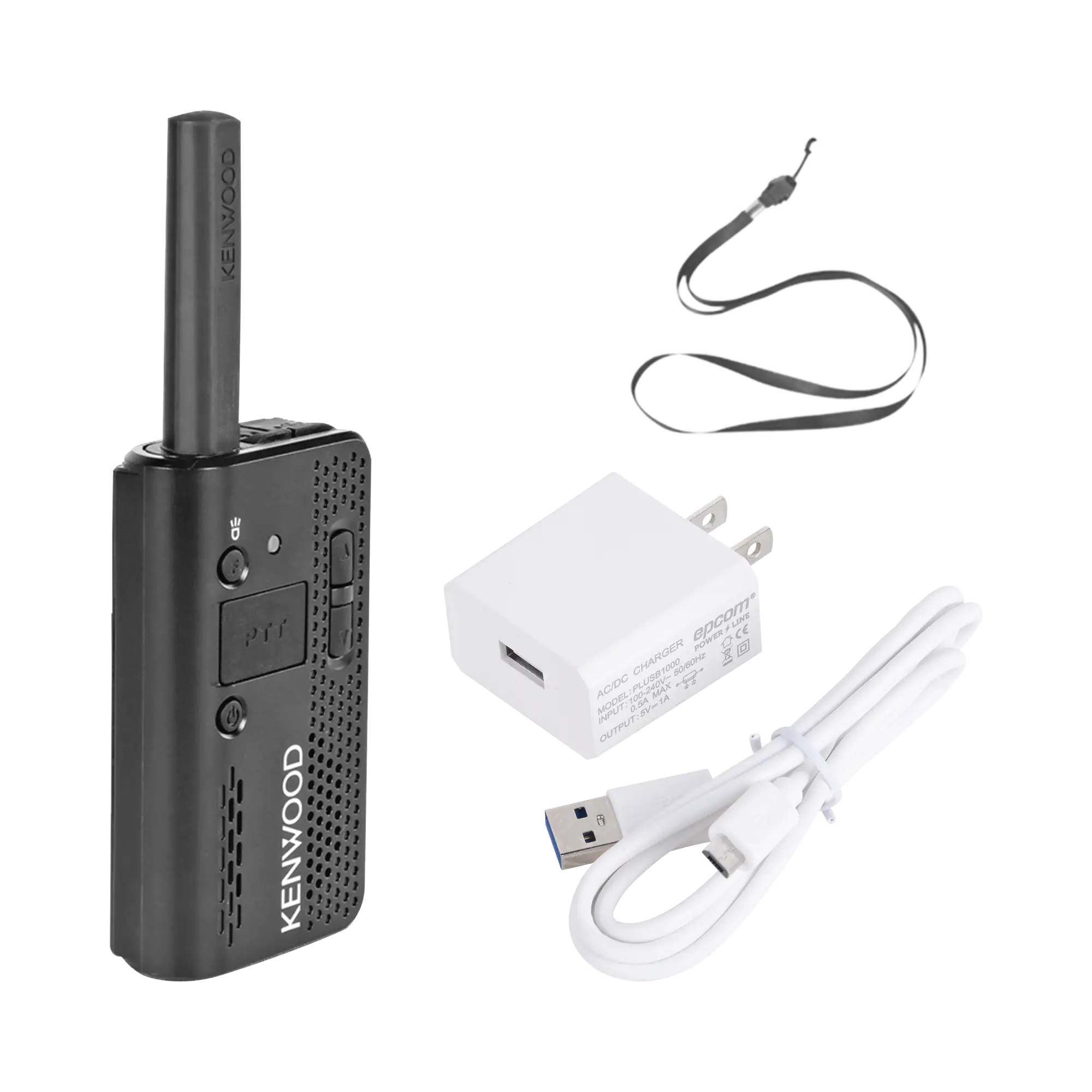 440-480 MHz, 1.5 W, 4 canales, Linterna, MIL-STD-810, IP54. Incluye Antena / Batería / Cargador / Banda