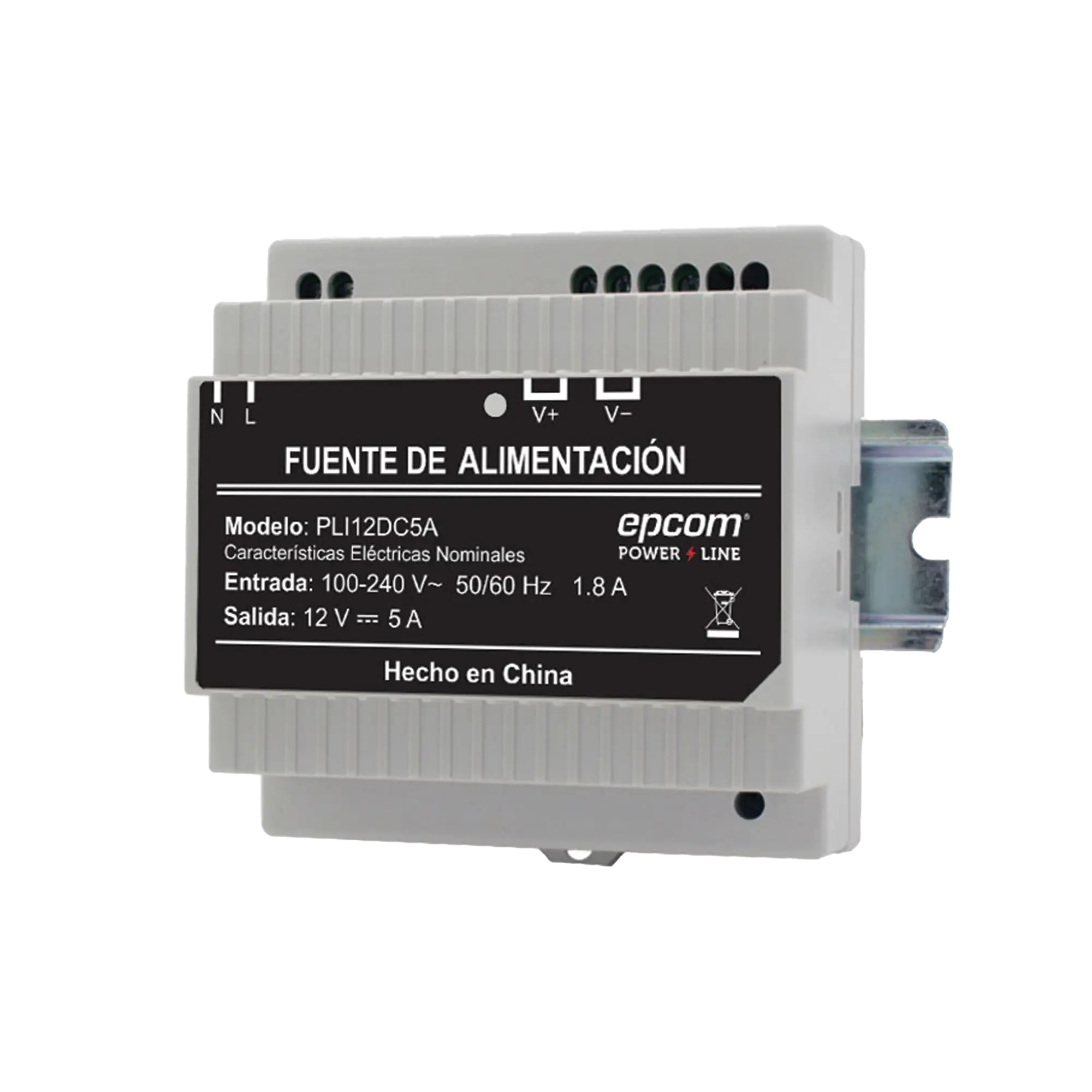 Fuente Industrial Epcom Power Line 12 Vcc 5Amperes