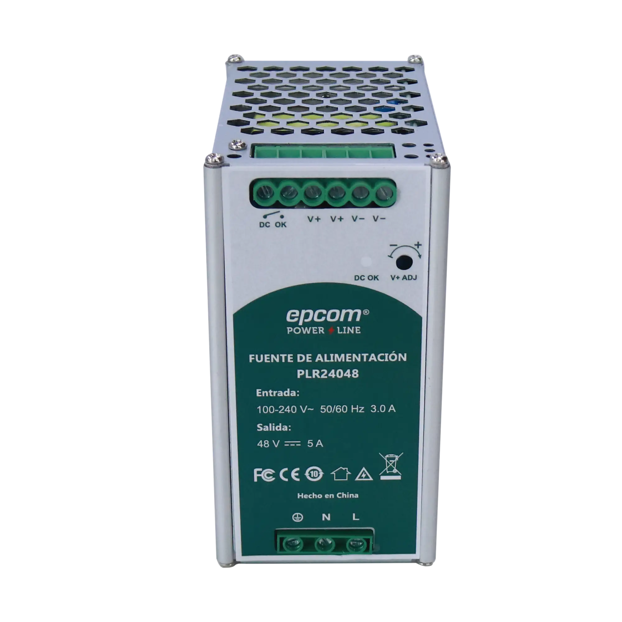 FUENTE DE ALIMENTACION 48 VCC / DIN RIEL / 5 AMPERES / 240 W
