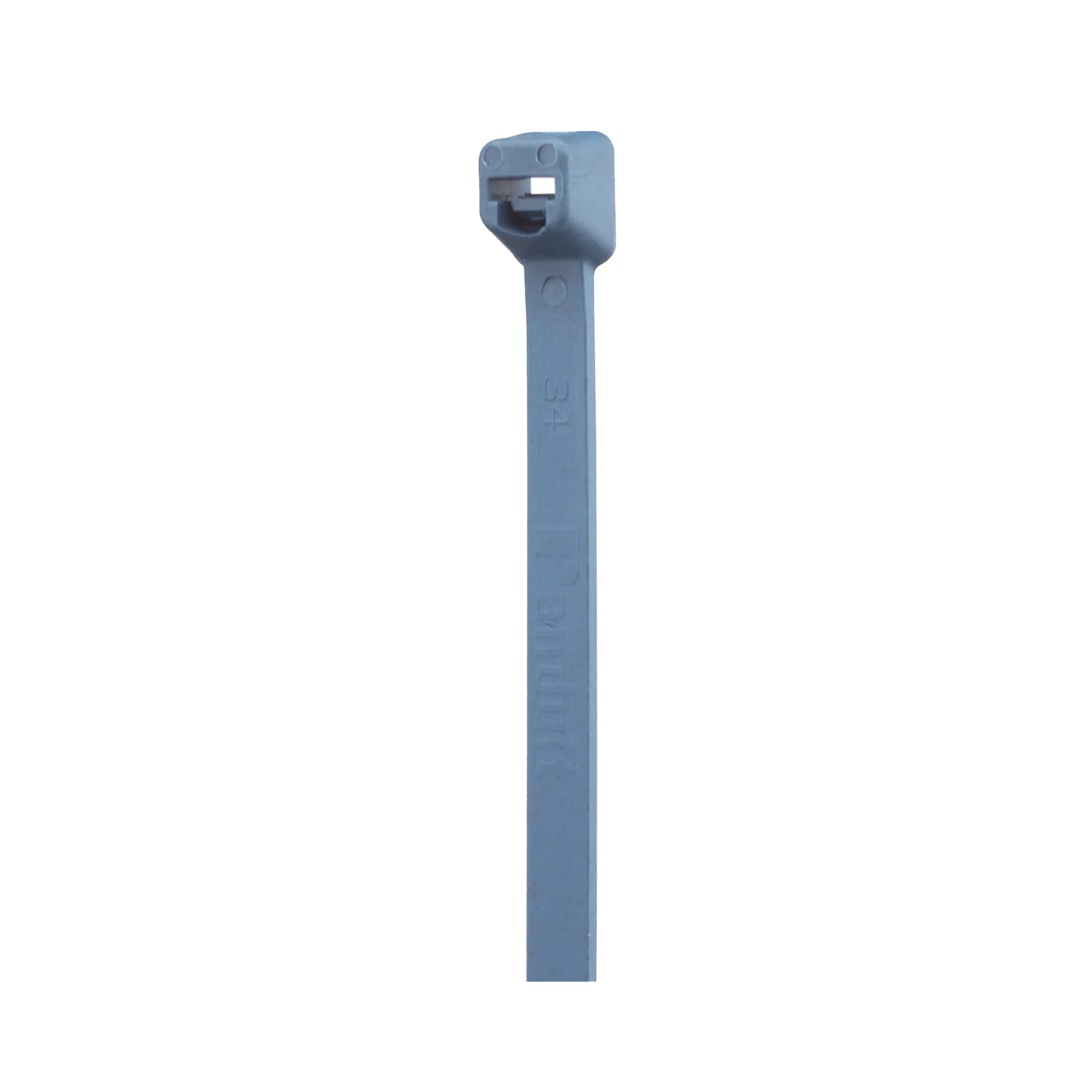 Cincho Pan-Ty™ 203mm Largo x 3.4mm ancho,  Intermedio de Nylon 6.6 y Metal Detectable, Color Azul. 100 Piezas.
