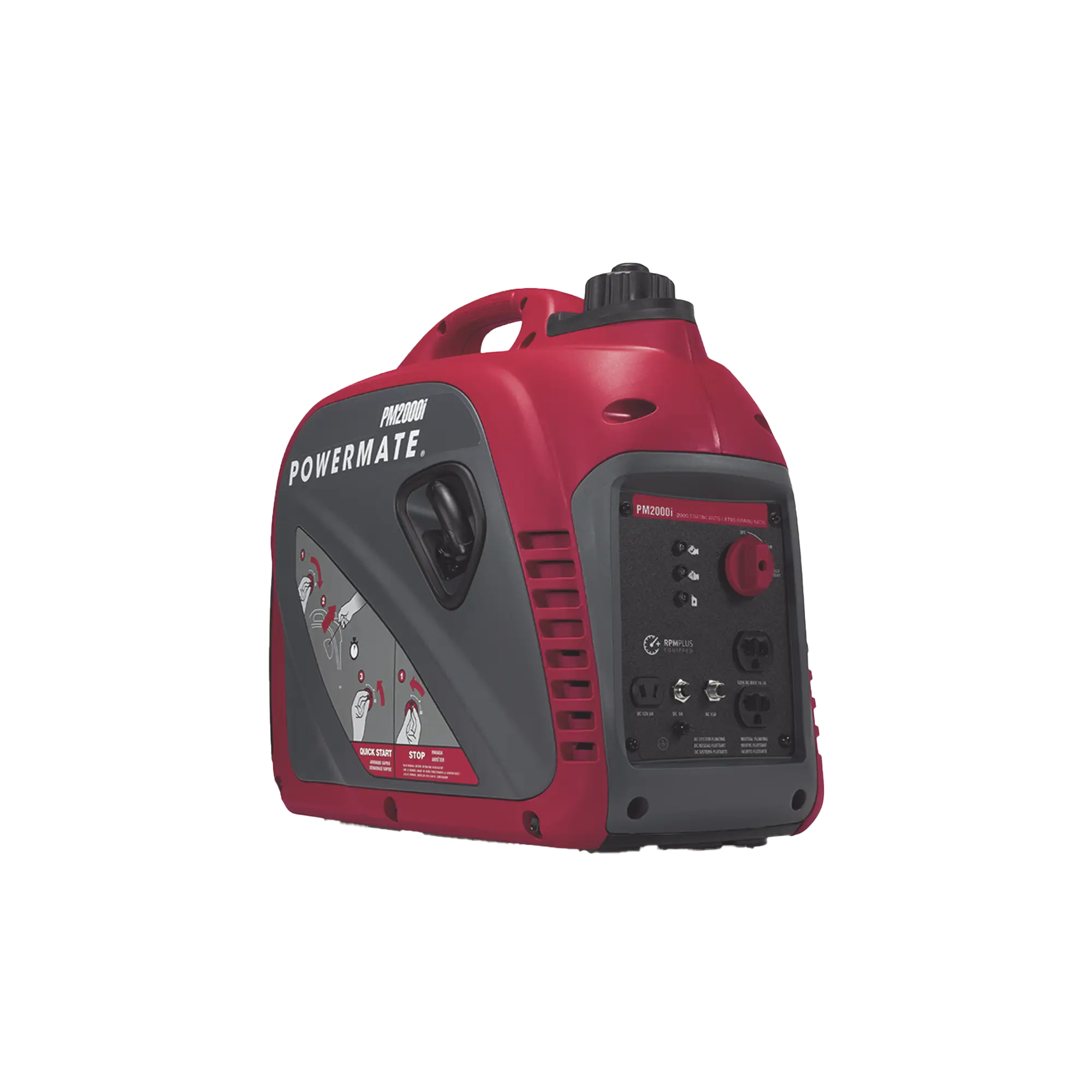 Generador Inversor Portátil a Gasolina, 1.7 kW, 120vca , Arranque Manual