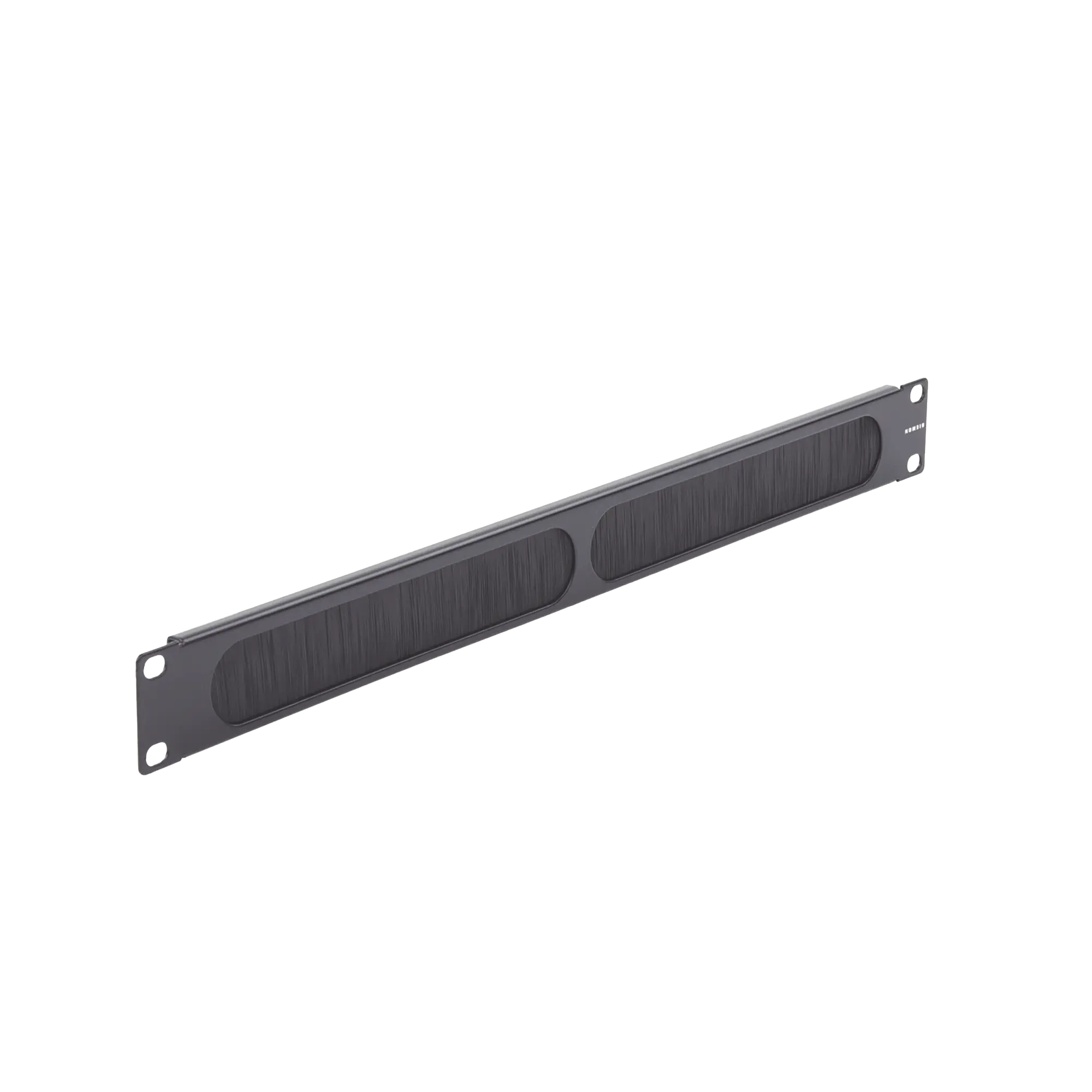 Tapa Ciega para Rack de 19in, Tipo Cepillo de Nylon, para Paso de Cables y Mejor Manejo Térmico, Color Negro, 1UR