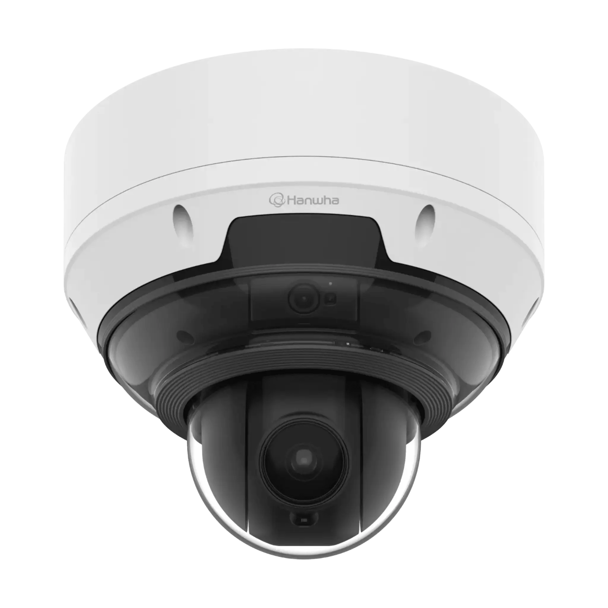 Camara AI 5MP 3CH Fija + 4MP 18x PTZ / Detección de Objetos (Persona/Vehículo/Matrícula) / IVA / IR 15 mts / Auto Calibración / Secure Element FIPS 140-3 Level3 / IP66 / PoE++