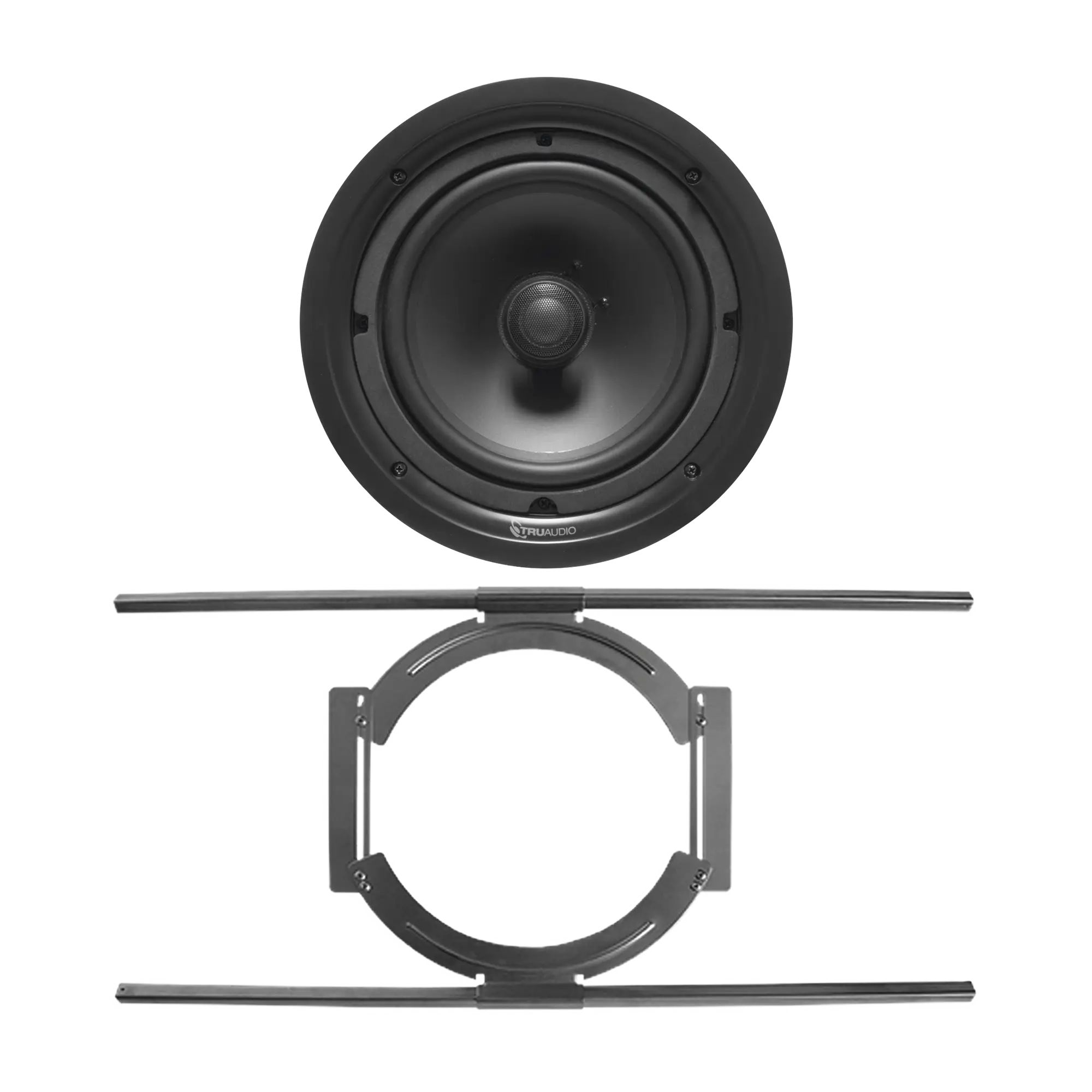 KIT de Bocina de Techo TruAudio de 8in PP8 con Soporte de Acero Rígido para Techos Suspendidos