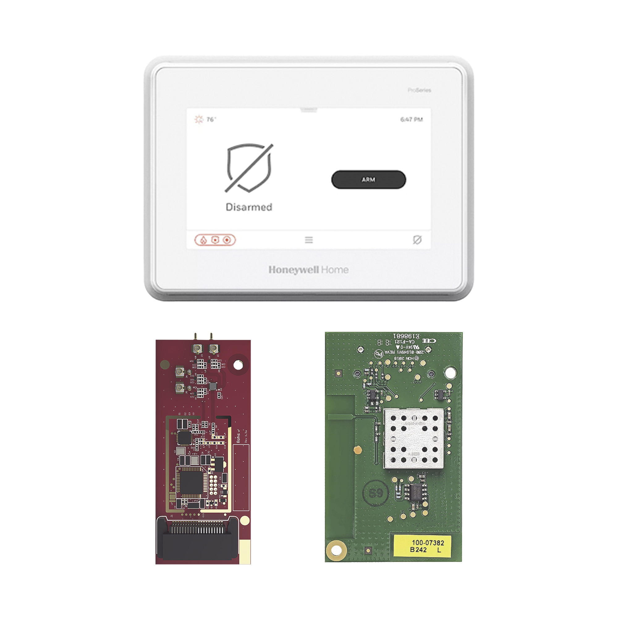 Panel de Alarma con Modulo PROTAKEOVER para diferentes marcas, serie 5800, 2GIG, ITI, BOSH y DSC