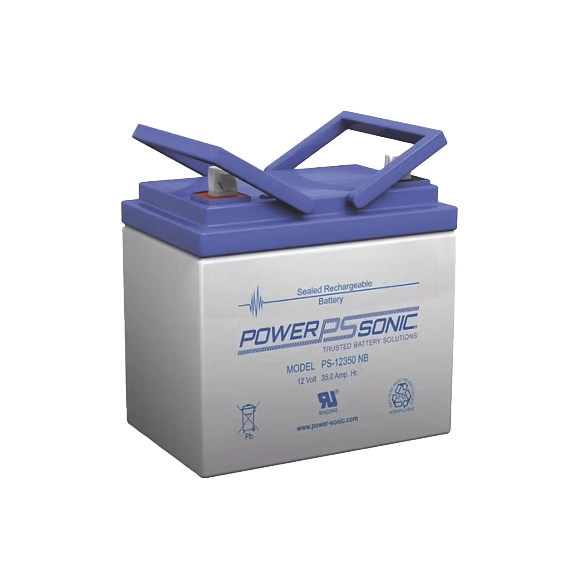 Batería 12V, 35AH, Para Respaldo, Tecnologías AGM/VRLA, 5 Años Vida Útil, Terminales NB3, Reconocida UL
