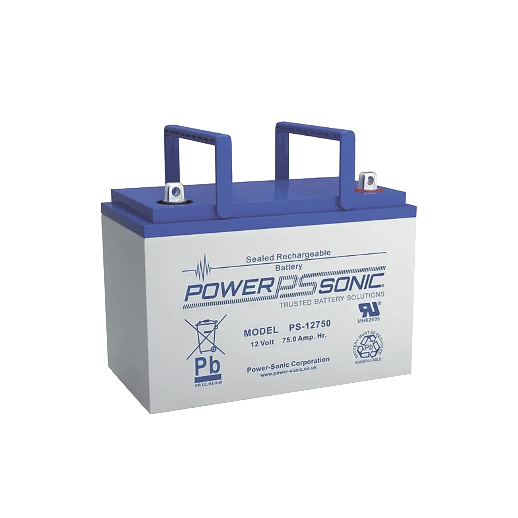 Batería 12V, 78.6AH, Para Respaldo, Tecnologías AGM/VRLA, 10-12 Años Vida Útil, Terminales U, Reconocida UL