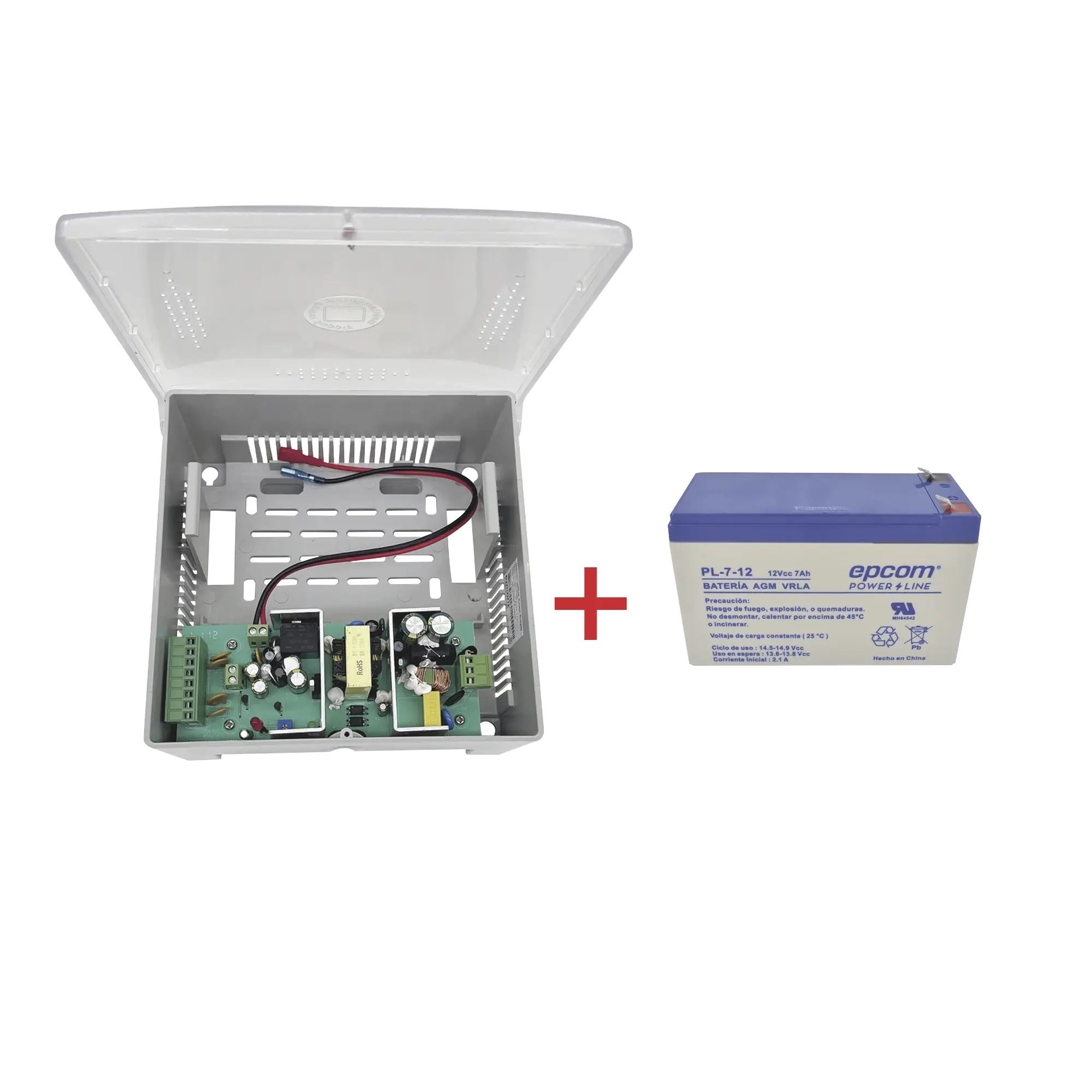 Kit / Fuente PS12DC4PBK + Batería incluída LK712