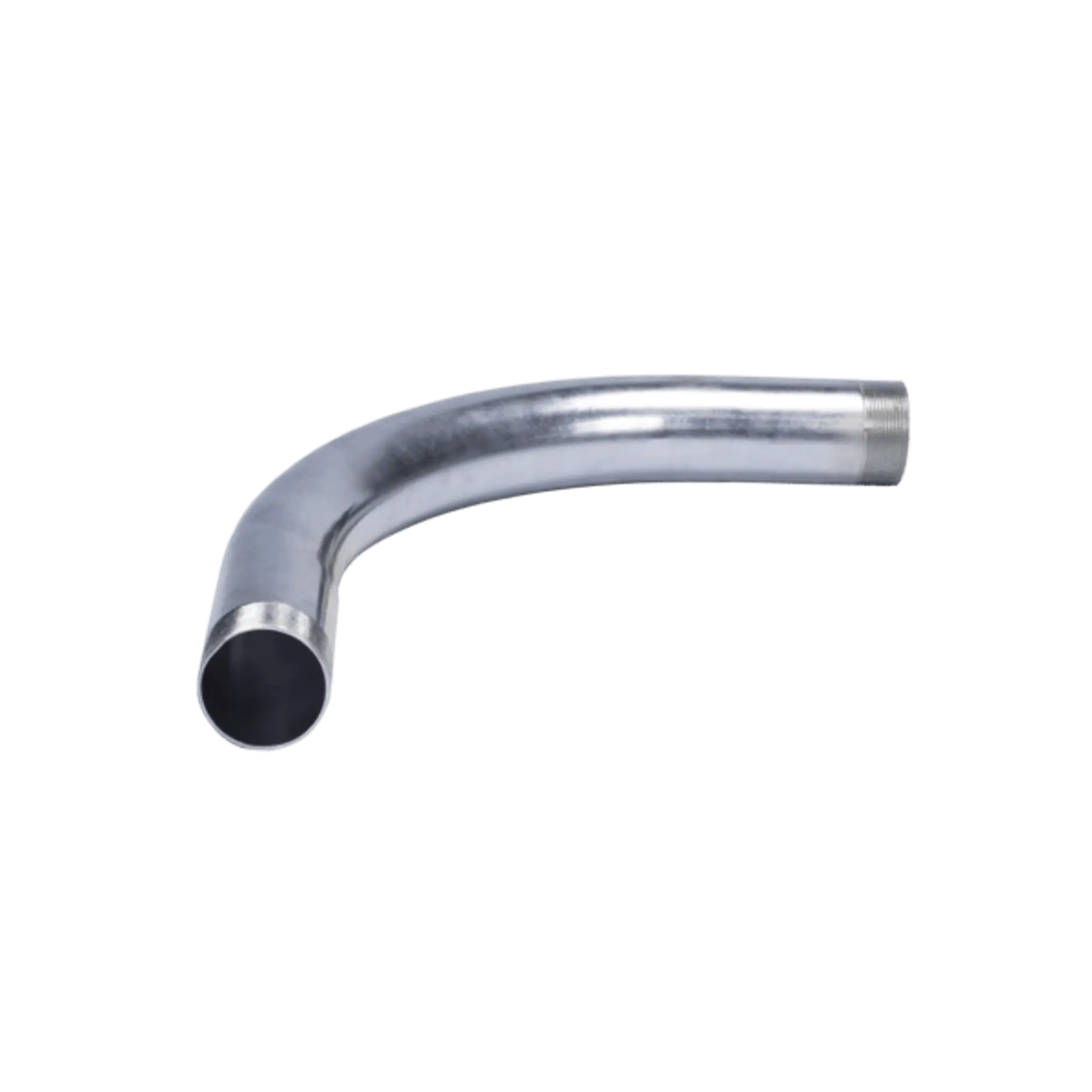 Codo de 2″ ( 51 mm) para Tubo Pared Gruesa (IMC) / Galvanizado / Etiqueta Amarilla.