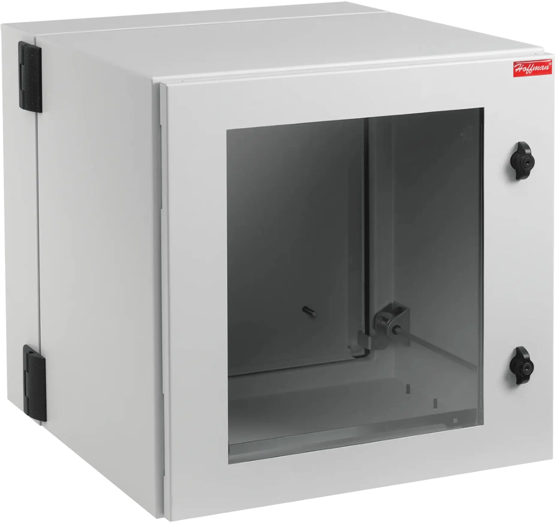 Gabinete Rack ProTek 19U, Bisagra Doble, Ventana de Vidrio, Tipo 4 12, Acero Gris RAL 7035, 922x600x610 mm, Montaje Pared