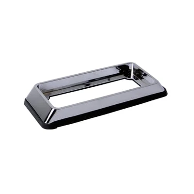 Bisel Cromado con empaque para Luces Quadraflare 7×3