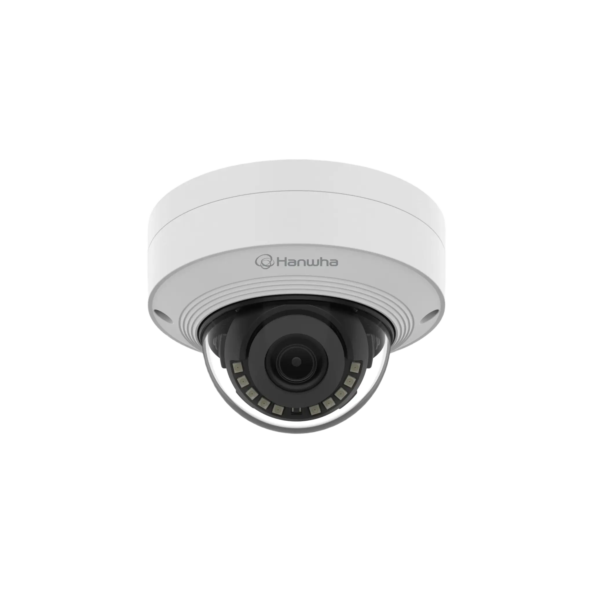 Cámara IP Tipo domo Antivandálica 8 Megapíxel / Lente fijo 3 mm / IR 20M / WDR 120db / IP66 / H.265 & WiseStream / Inteligencia Artificial Deteccion de Personas y vehiculos