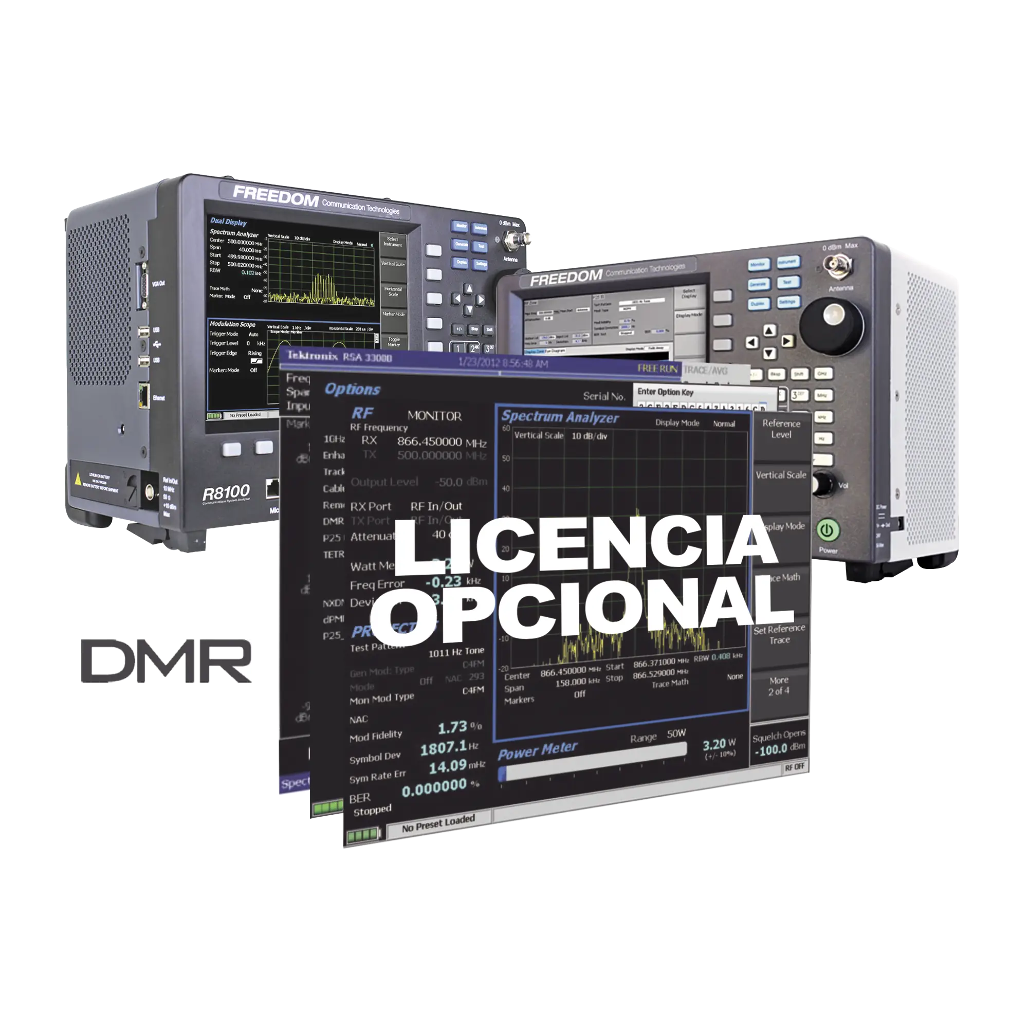 Opci贸n de Software para prueba de Sistemas con DMR Convencional (Nivel 2) en R8000 /R8100.