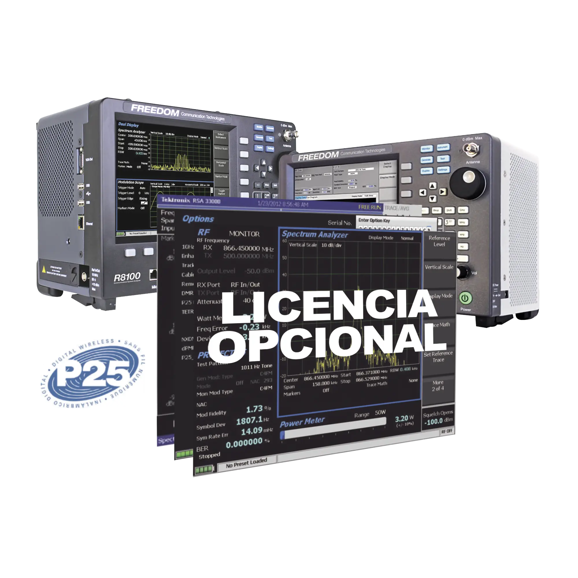 Opci贸n de Software para Proyecto APCO 25 Fase 1 en R8000 /R8100.
