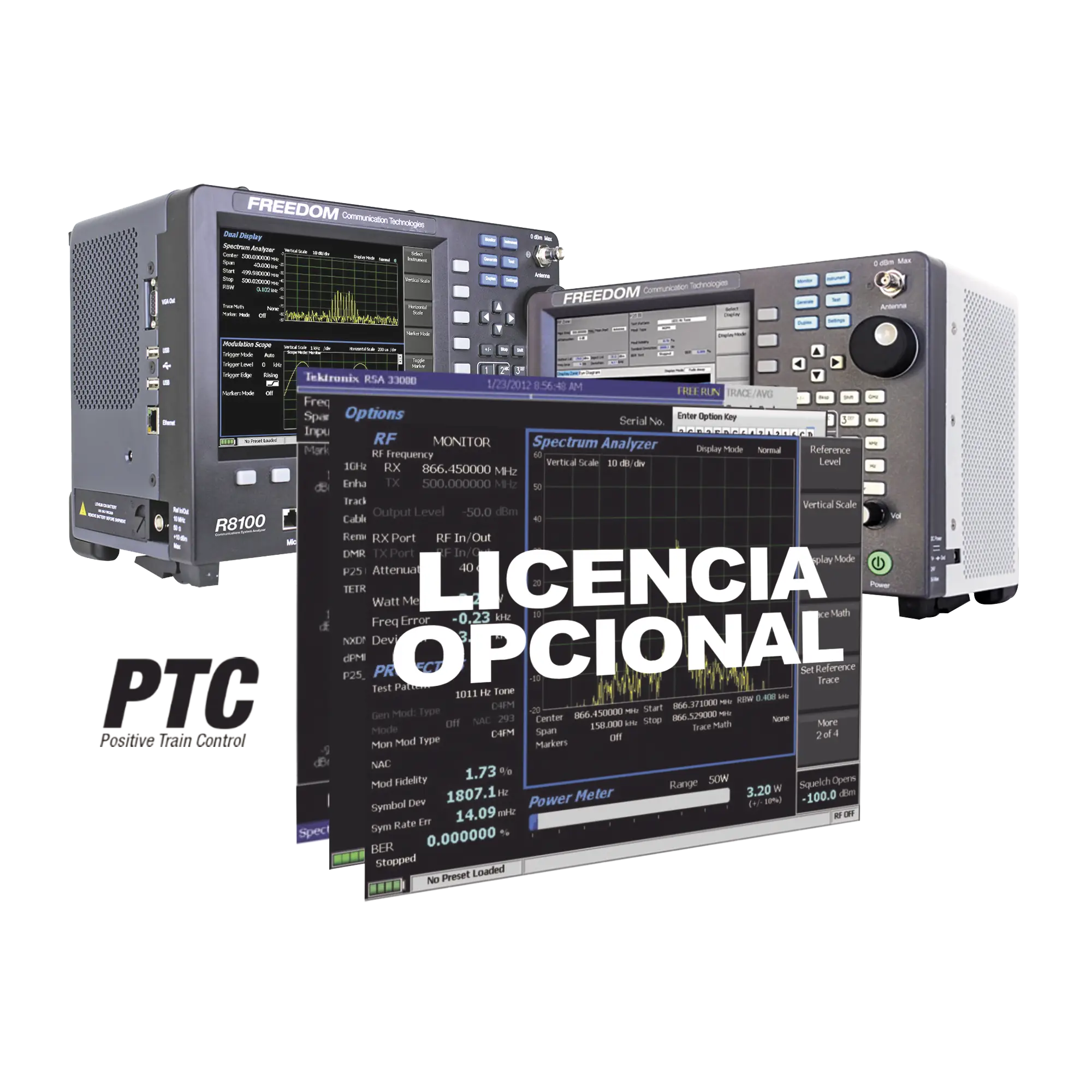 Opci贸n de Software para Control de Tren Positivo en R8000 /R8100.