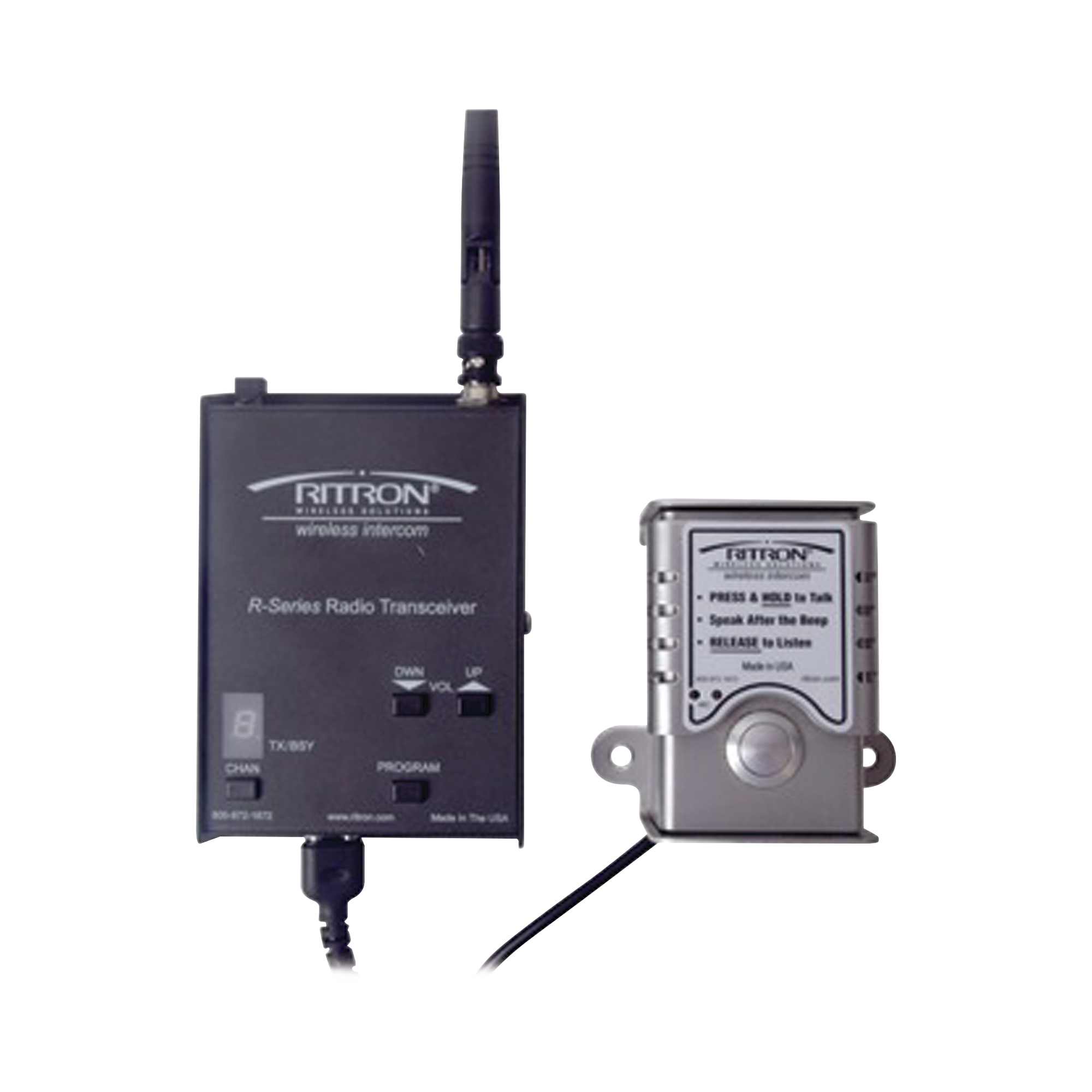 DOORCOM Portero Inalámbrico, Hasta 2 KM, UHF 450-470 Mhz