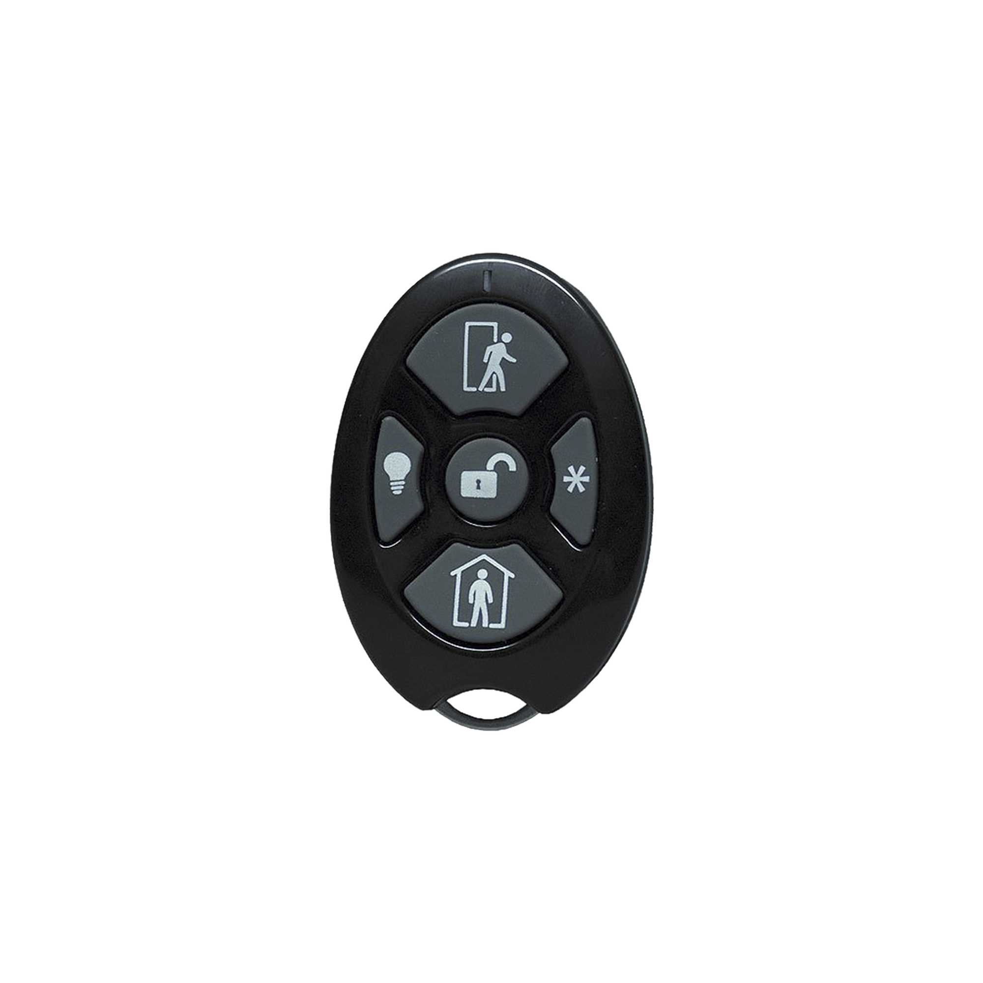 ALULA – Control Remoto de Seguridad Cinco Botones / Compatible con Automatización del Hogar / Encriptación Inalámbrica / Indicador de Batería Baja