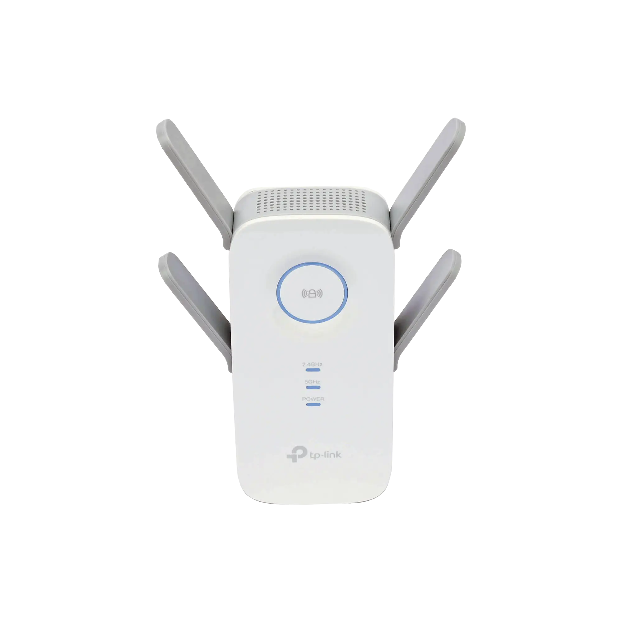 Repetidor / Extensor de Cobertura WiFi AC, 2600 Mbps, doble banda 2.4 GHz y 5 GHz, con 1 puerto 10/100/1000 Mbps, 4 antenas externas
