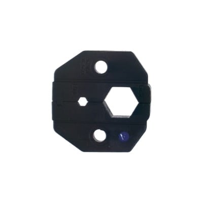 Mordaza para Plegar Conectores de Anillo en cables LMR-400, 9913, CNT-400 con cavidades 0.118″ y 0.429″.