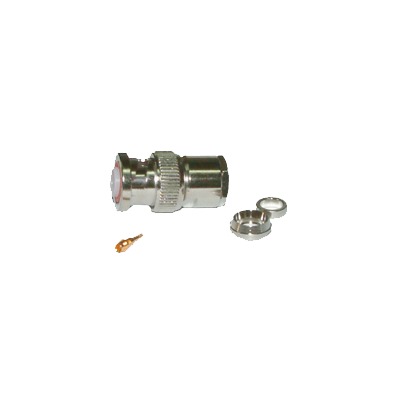Conector BNC Macho de rosca para cables RG-8/X, LMR-240, LP400