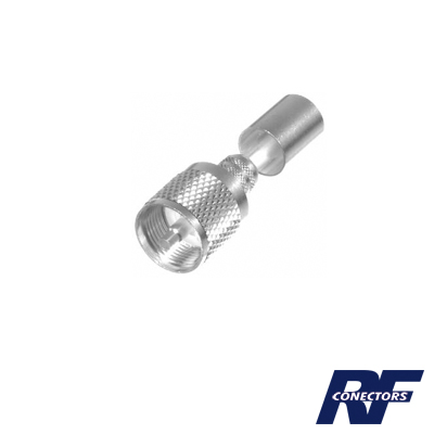 Conector UHF macho (PL-259) de anillo plegable para RG-8, BELDEN 8237, RG-213/U, 8267.