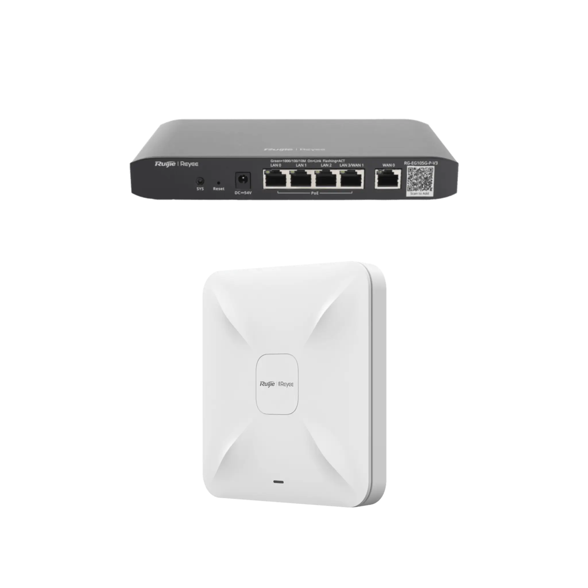 Equipos Ruijie DEMO Ideal para Probar Integraciones de Redes en Oficina / Hotel con WiFi 5