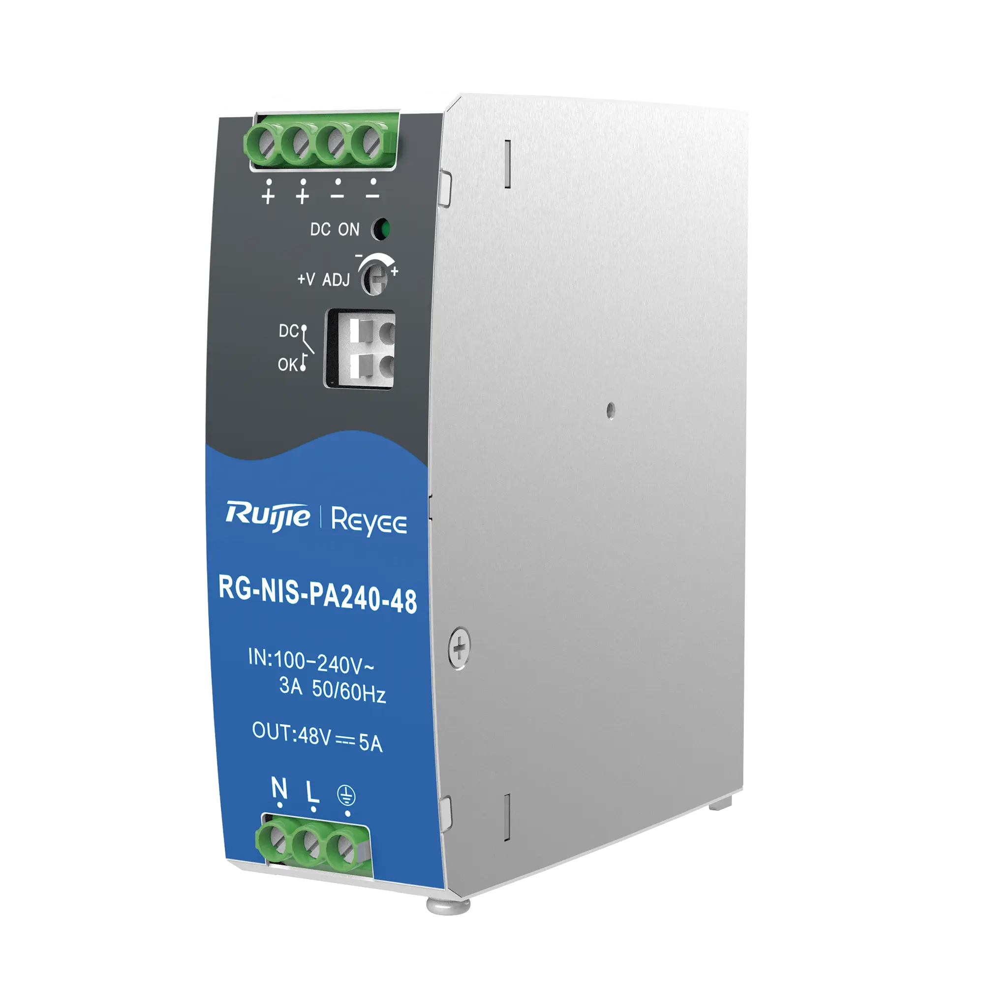 Fuente de Alimentación AC/DC 240W DIN-RAIL para Switch Industrial