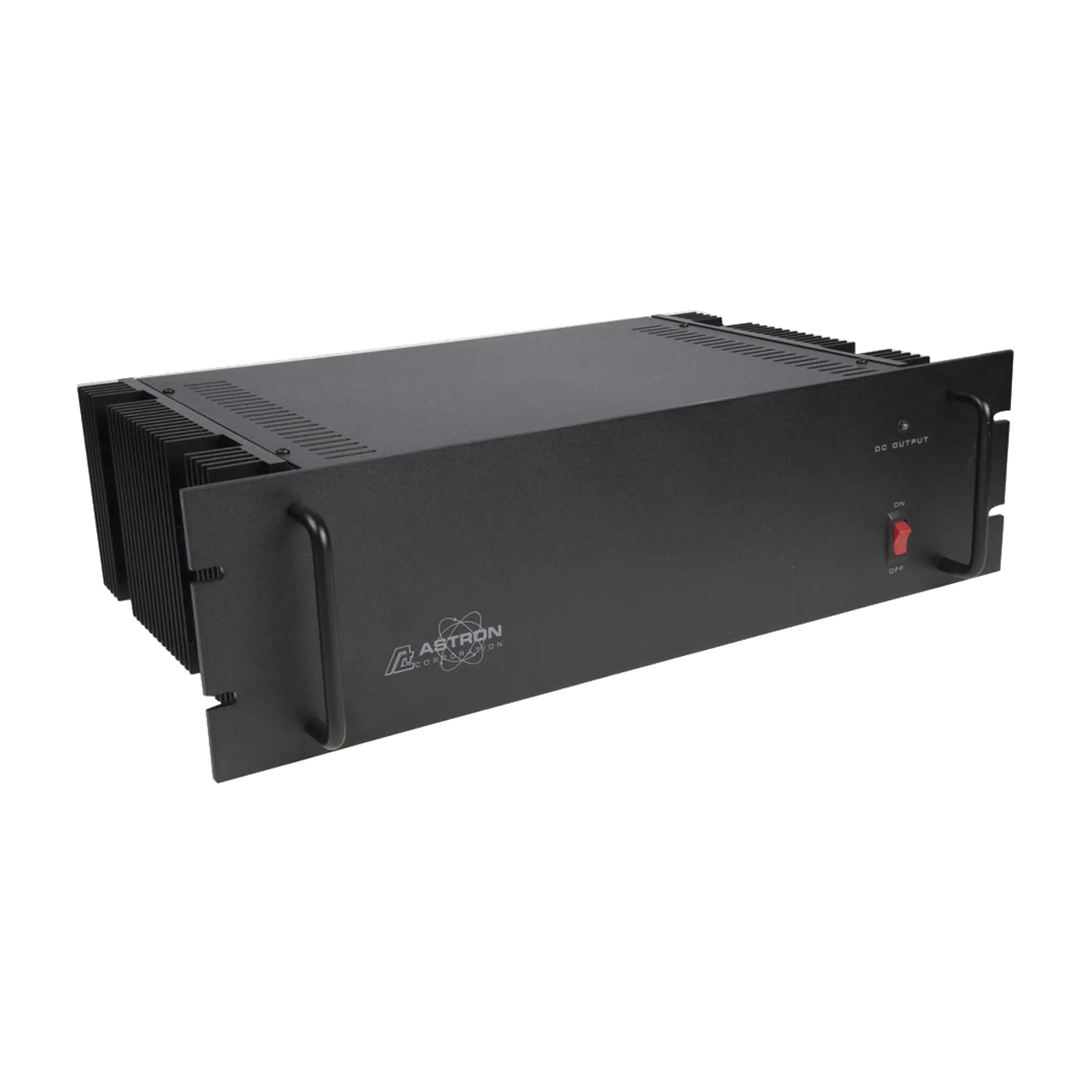 Fuente de poder Astron regulada montaje en rack, Ent: 220 Vca, Sal: 13.8Vcc, 35A, con circuito de respaldo. (Bajo Pedido)