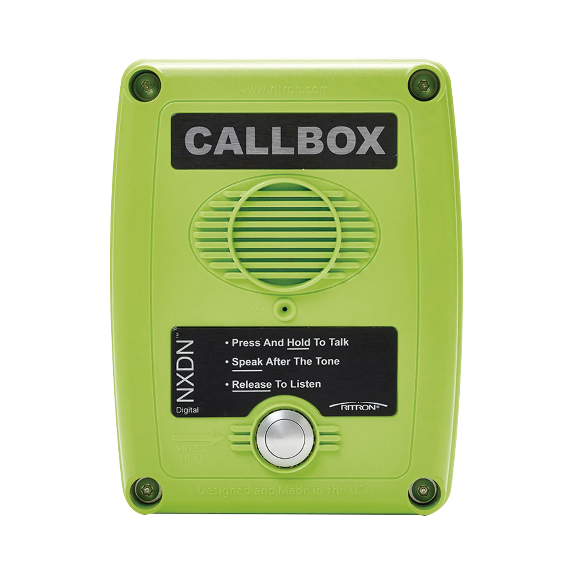Callbox Digital NXDN, Intercomunicador Inalámbrico UHF 450-470MHZ, Color Verde