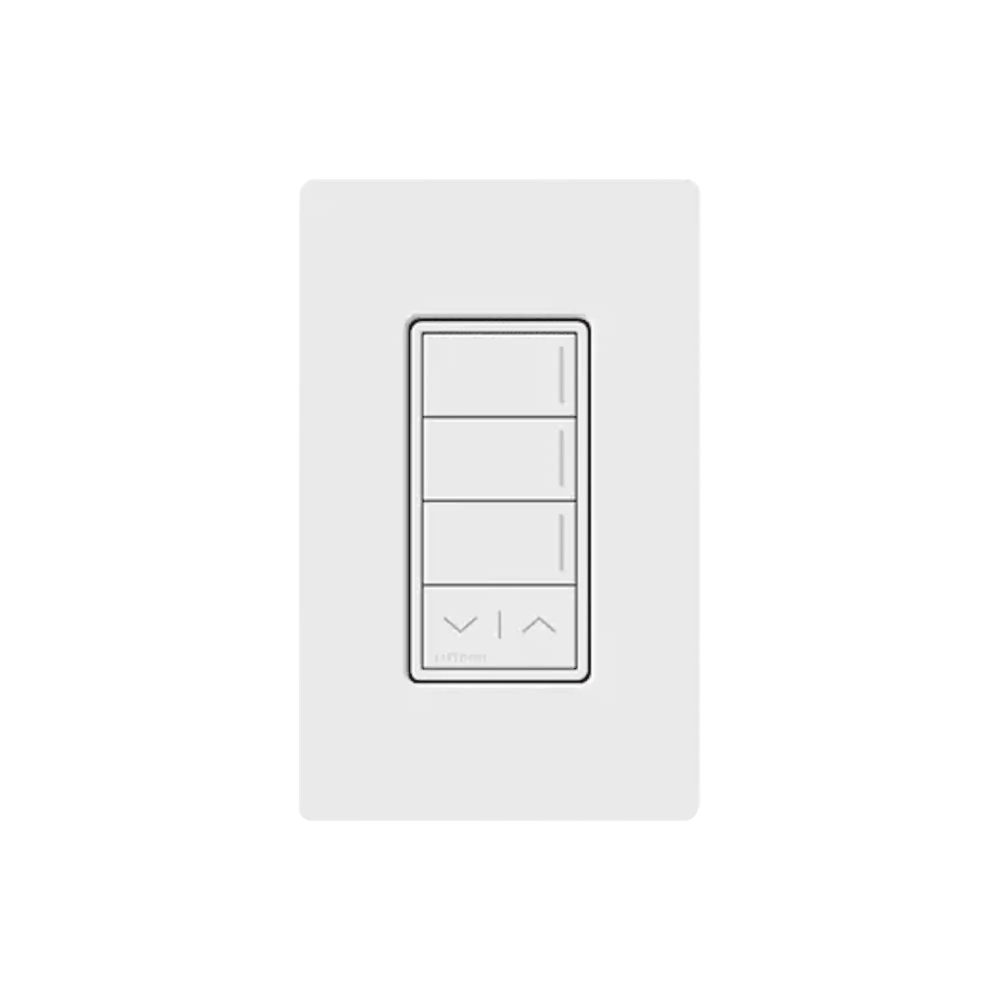(RadioRa3) Botonera Sunnata Blanco 3 escenas y 2 botones subir/bajar para Radio RA3, programe escenas diferentes en cada botón.
